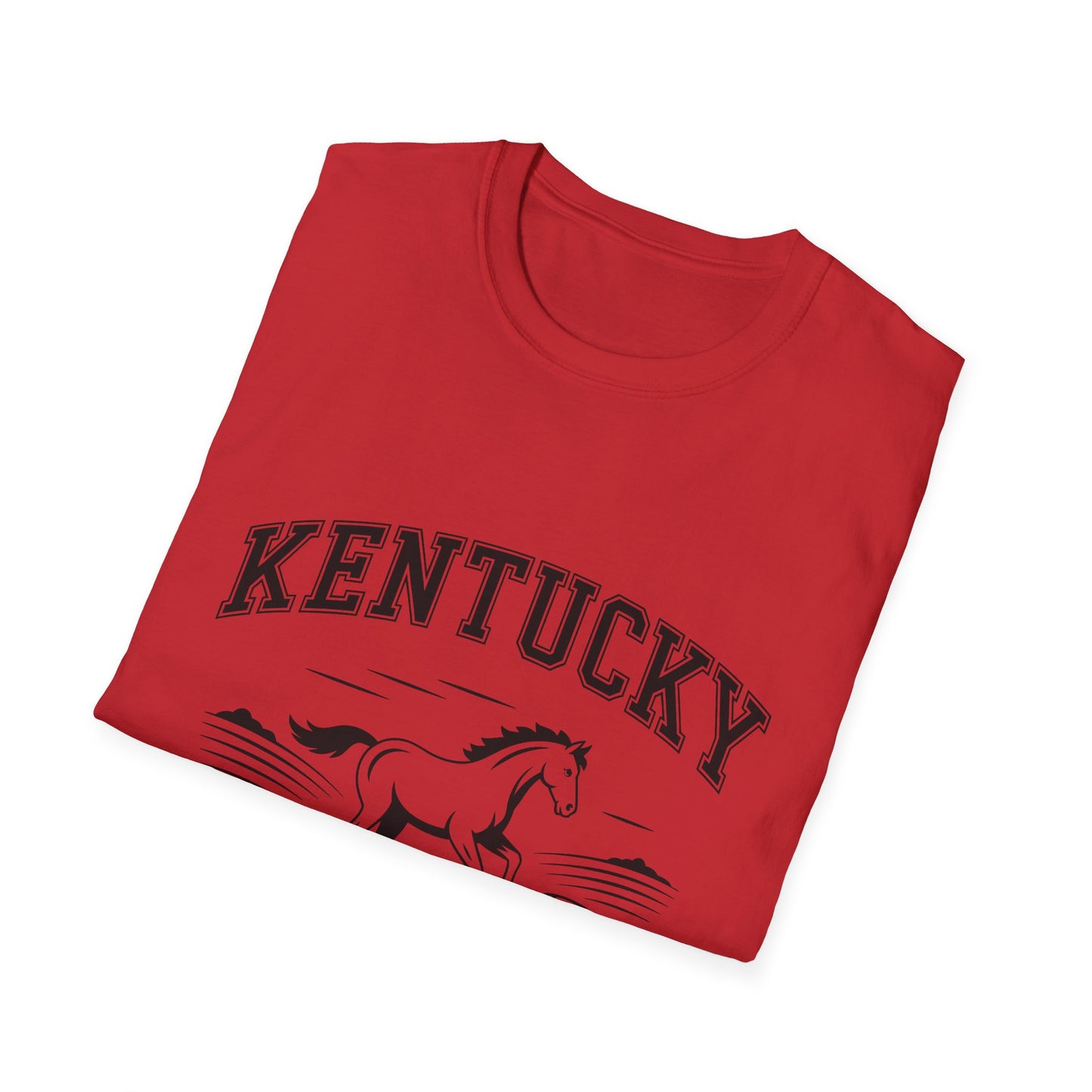 Kentucky Bluegrass State Unisex Softstyle T-Shirt, Casual Tee, Souvenir Apparel, Gift for Travelers, Vintage Graphic Tee