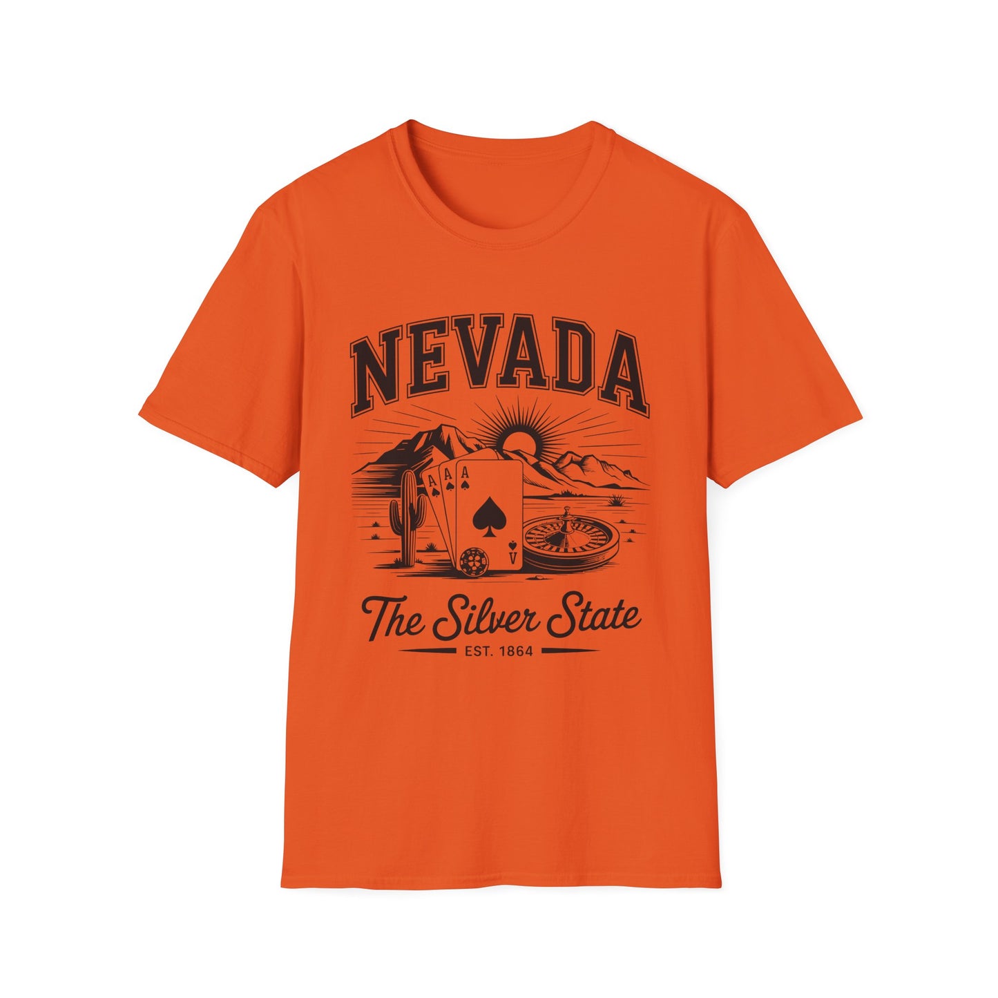 Nevada Vintage Graphic T-Shirt, Unisex Cool Tee, Casual Wear, Travel Souvenir, Gift for Nevada Lovers, Summer Style