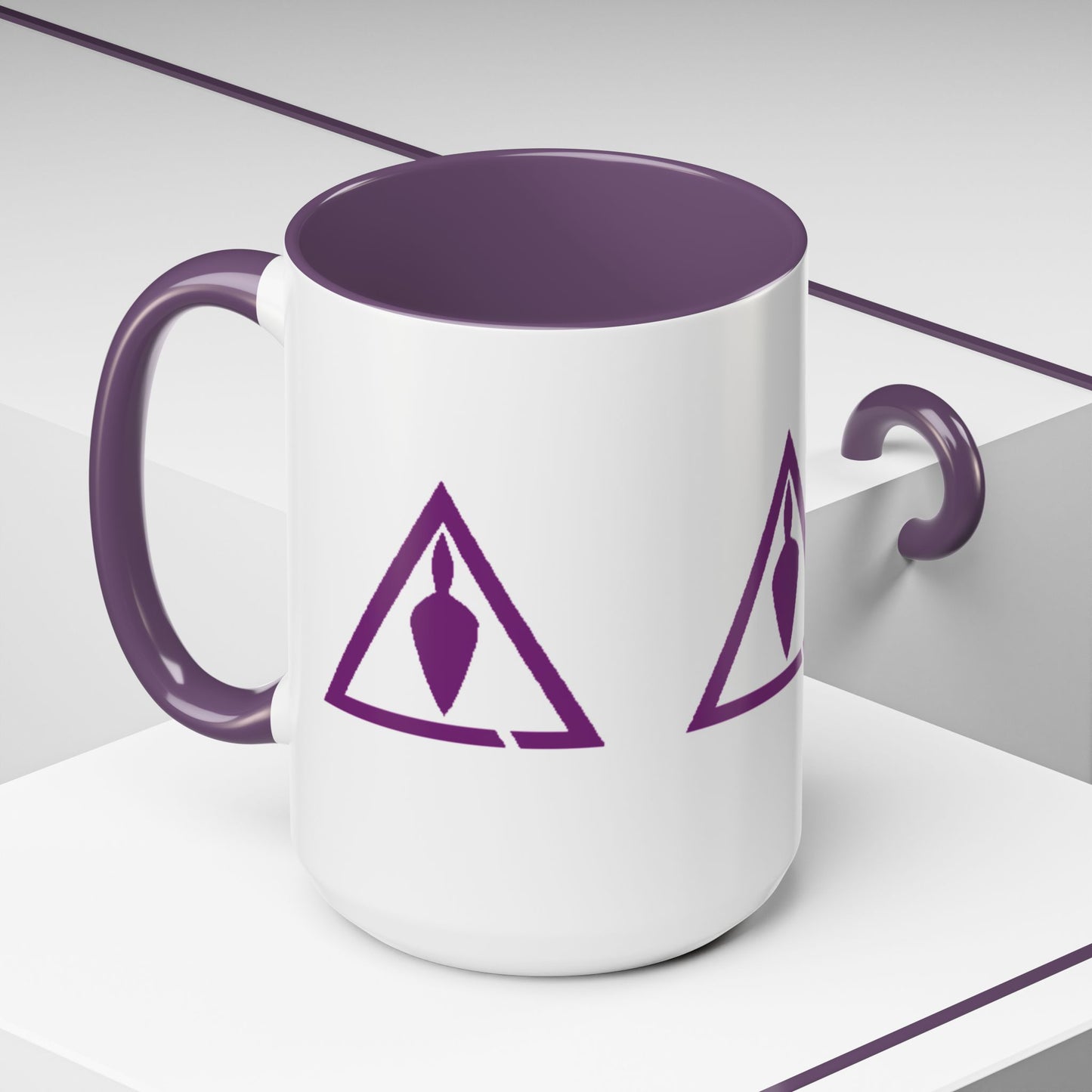 Artistic Accent Coffee Mug - Perfect for Artists, Studio Decor, Gift for Creatives, Coffee Lover's Mug, Artistic Homeware