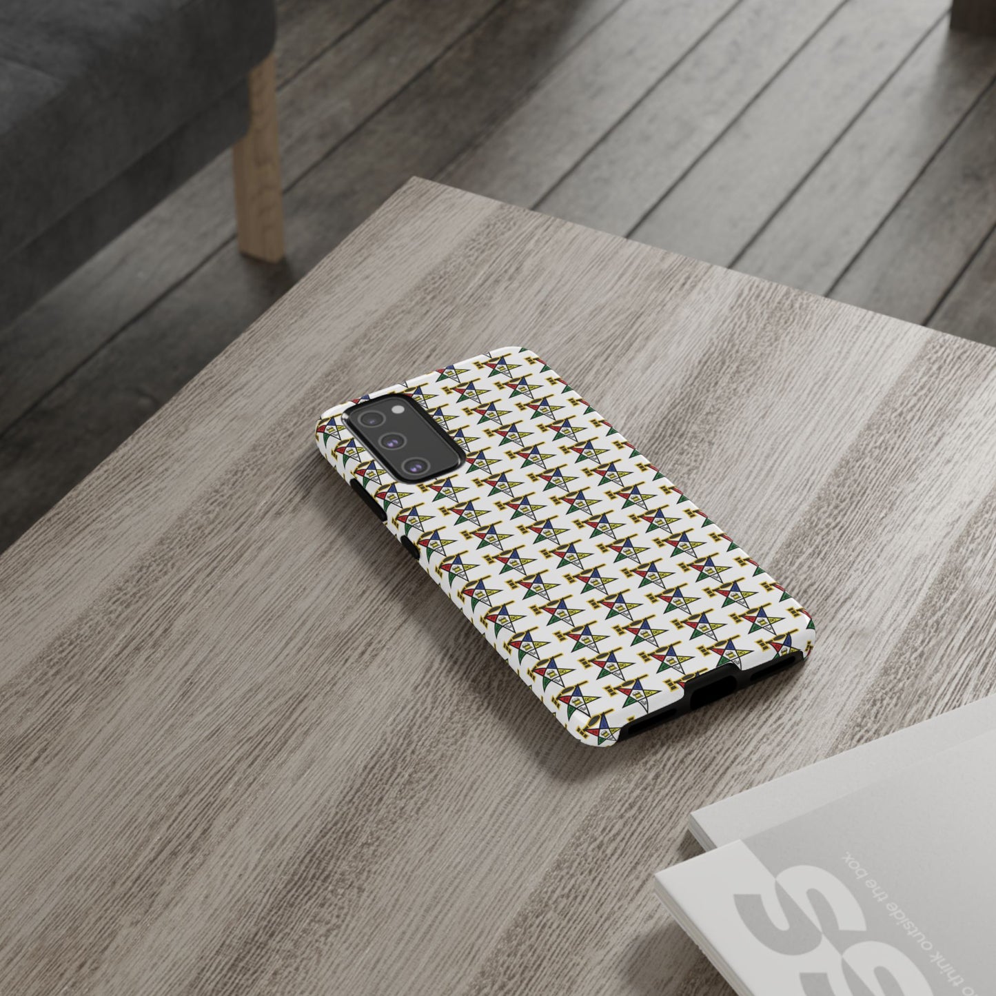 Tough Cases iPhone Case, Colorful Geometric Phone Cover, Unique Gift for Tech Lovers, Durable Phone Accessories, Trendy Phone Protector
