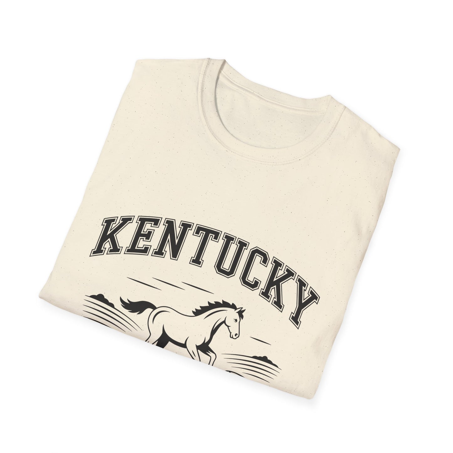 Kentucky Bluegrass State Unisex Softstyle T-Shirt, Casual Tee, Souvenir Apparel, Gift for Travelers, Vintage Graphic Tee