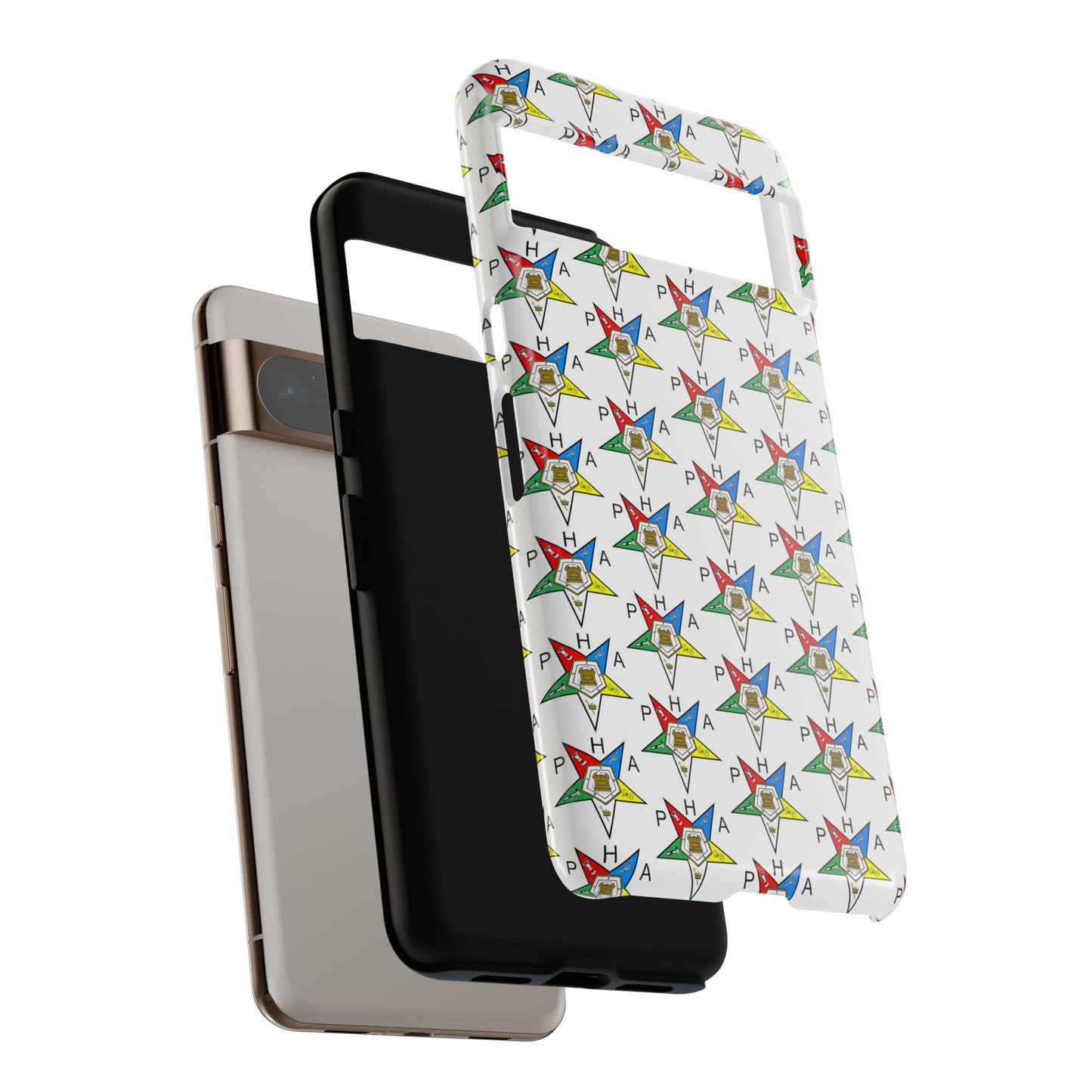 Colorful Phone Case for Tough Cases Lovers, Customizable Phone Accessories, Unique Gift, Durable Phone Cover, Fun Patterned Case