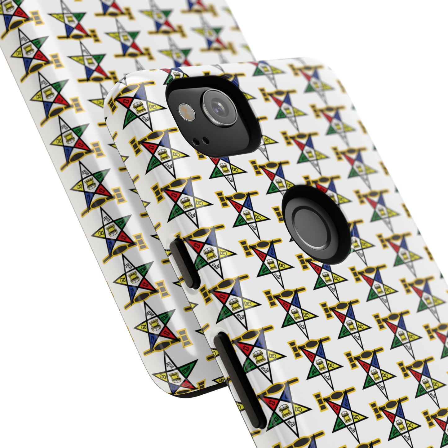 Tough Cases iPhone Case, Colorful Geometric Phone Cover, Unique Gift for Tech Lovers, Durable Phone Accessories, Trendy Phone Protector