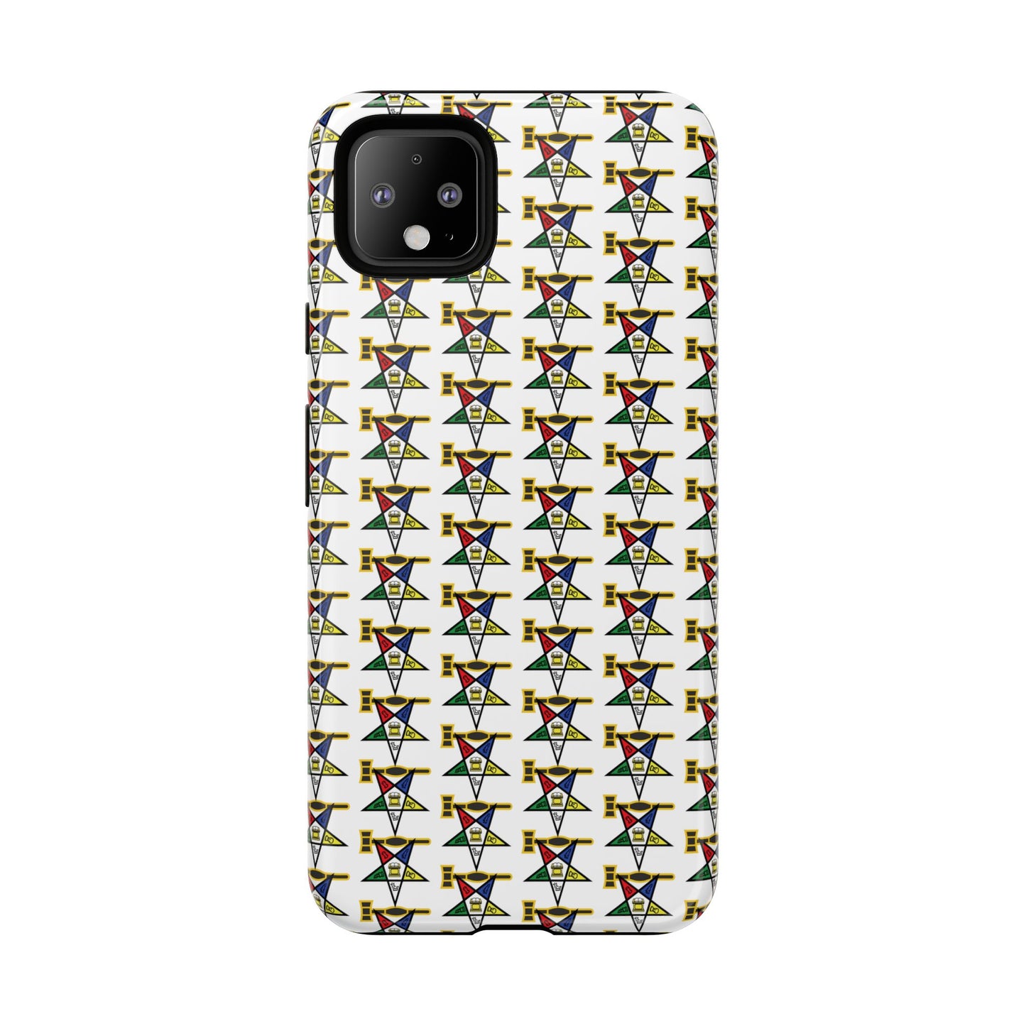 Tough Cases iPhone Case, Colorful Geometric Phone Cover, Unique Gift for Tech Lovers, Durable Phone Accessories, Trendy Phone Protector