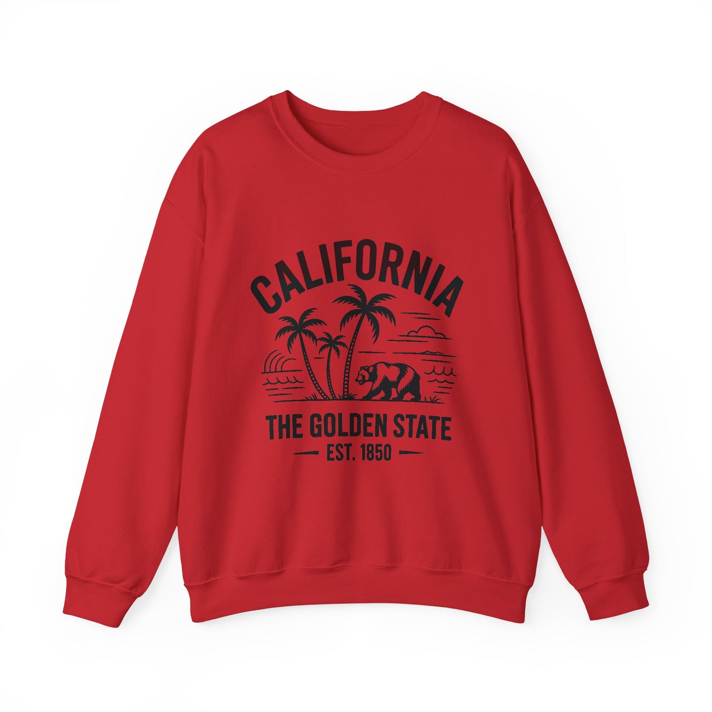 California Crewneck Sweatshirt, Cozy California Sweatshirt, Unisex Crewneck, Retro Gift, Casual Wear, Gift for Travel Lovers