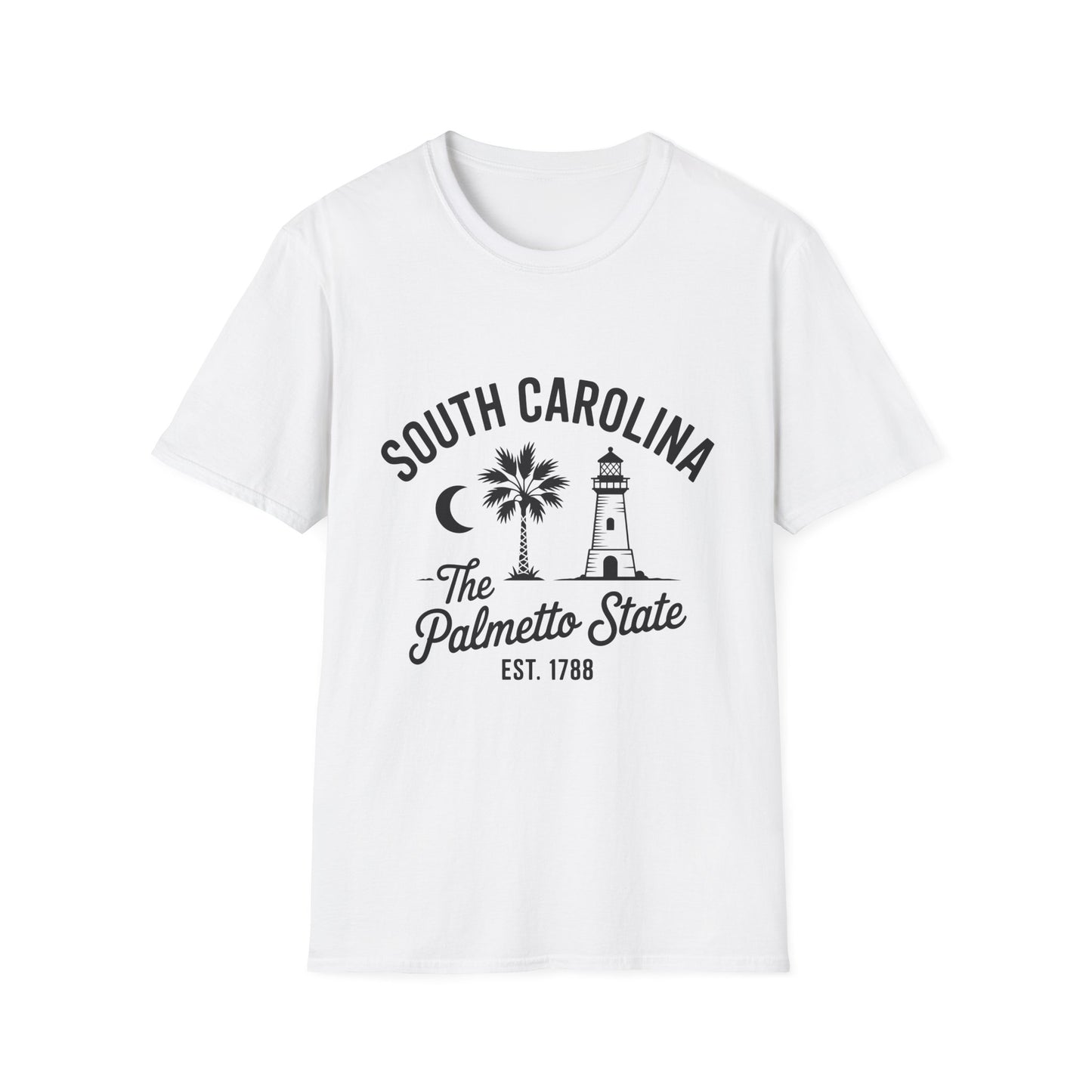 South Carolina Palmetto State T-Shirt, Cool State Pride Tee, Unisex Graphic Shirt, Vacation Souvenir Top, Gifts for Travelers