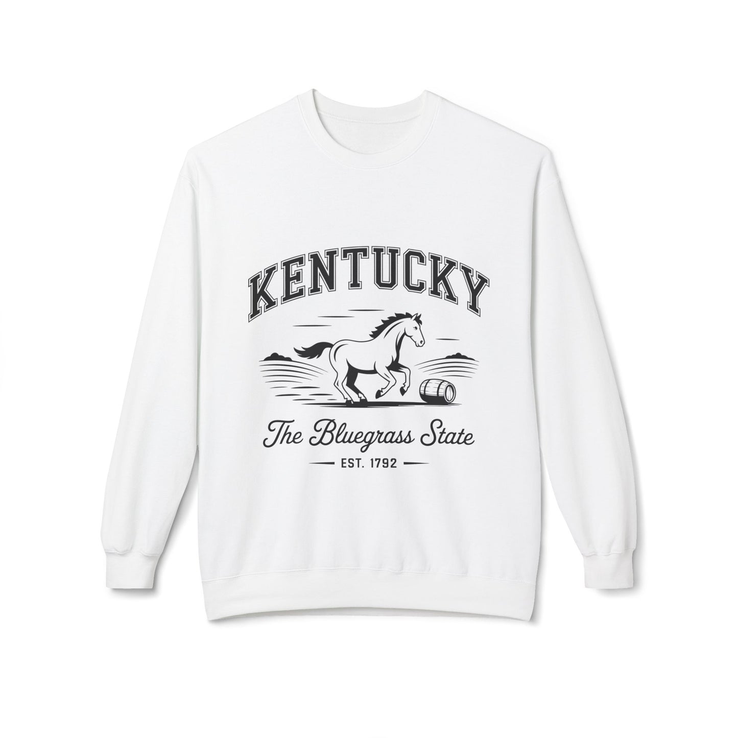 Kentucky Vintage Fleece Sweatshirt, Cozy Crewneck for Fans, Perfect for Gifts, Warm Fall Layer, Kentucky Pride Apparel