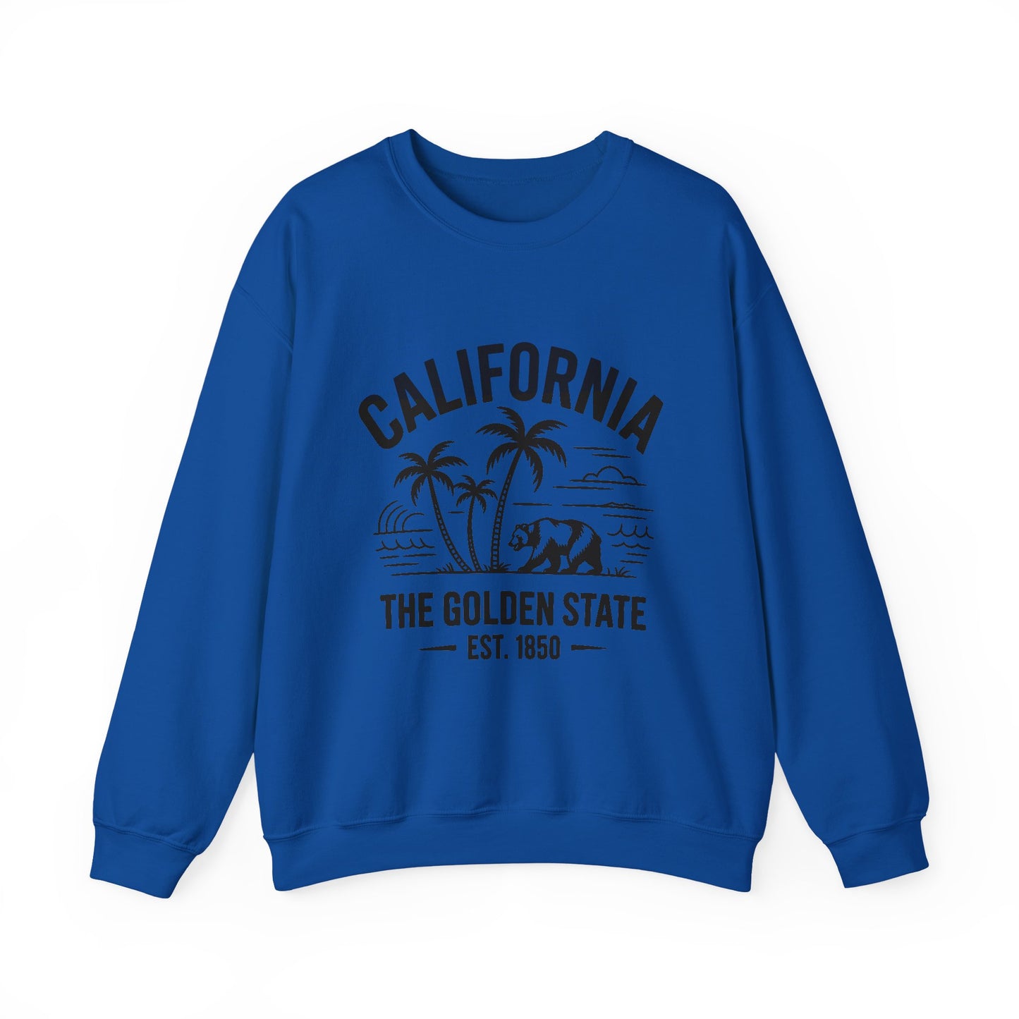 California Crewneck Sweatshirt, Cozy California Sweatshirt, Unisex Crewneck, Retro Gift, Casual Wear, Gift for Travel Lovers