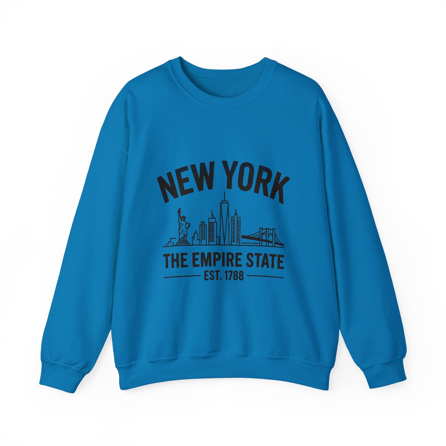 New York Skyline Crewneck Sweatshirt, Cozy NYC Apparel, Unisex Sweatshirt, Travel Souvenir, Urban Fashion, Gift for New Yorkers