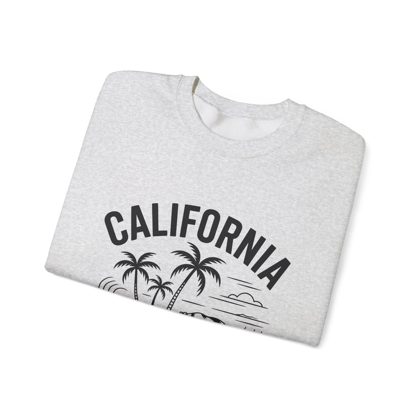 California Crewneck Sweatshirt, Cozy California Sweatshirt, Unisex Crewneck, Retro Gift, Casual Wear, Gift for Travel Lovers