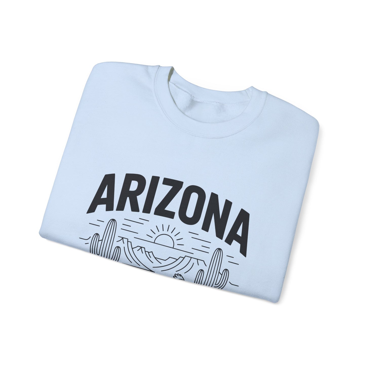 Arizona Crewneck Sweatshirt | Vintage State Apparel, Gift for Travelers, Southwest Style, Unisex Fashion, Cozy Outfit