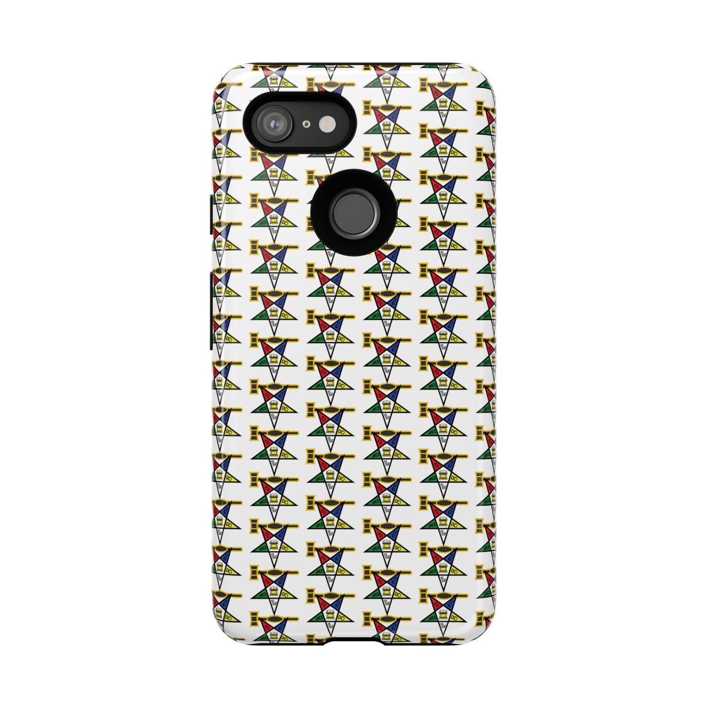Tough Cases iPhone Case, Colorful Geometric Phone Cover, Unique Gift for Tech Lovers, Durable Phone Accessories, Trendy Phone Protector