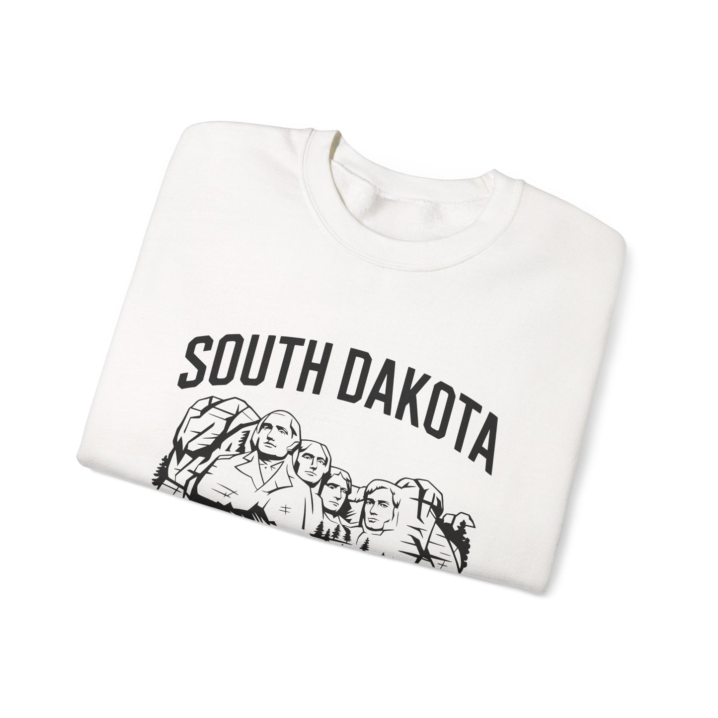 South Dakota Vintage Crewneck Sweatshirt | Mount Rushmore State Apparel, Unisex Pullover, Travel Souvenir, Casual Outfit, Gift for Him/Her