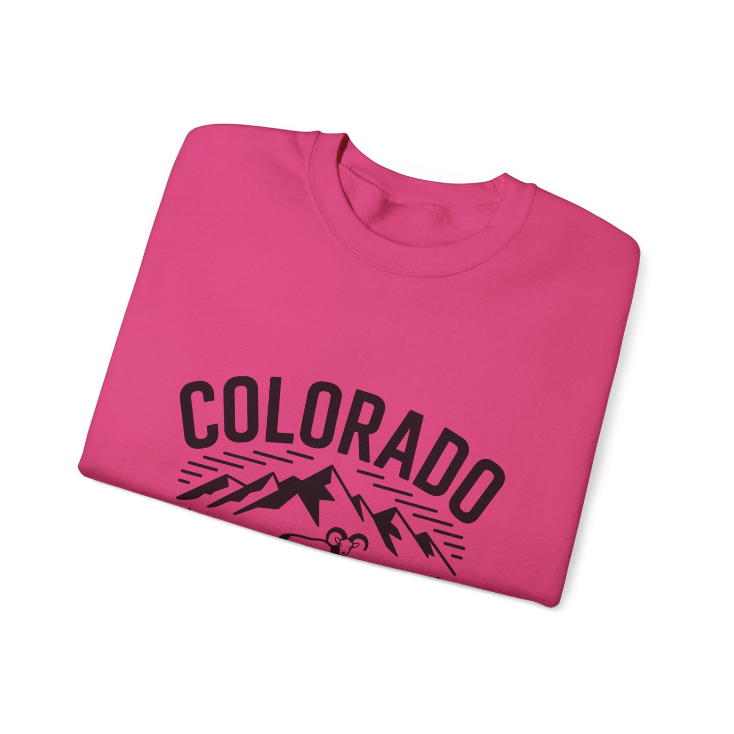 Colorado Adventure Crewneck Sweatshirt - Cozy State Pride Apparel for Outdoor Lovers, Gifts for Tourists & Nature Enthusiasts