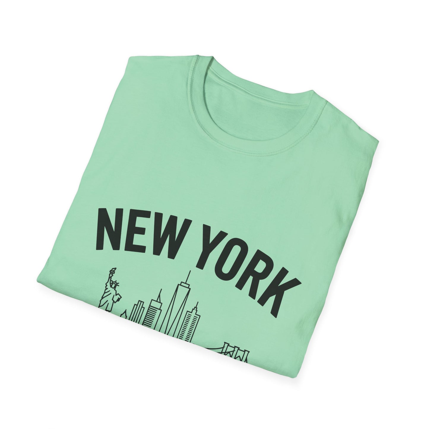 New York Skyline Unisex T-Shirt, NYC Shirt, Empire State Tee, Travel Souvenir, Urban Apparel