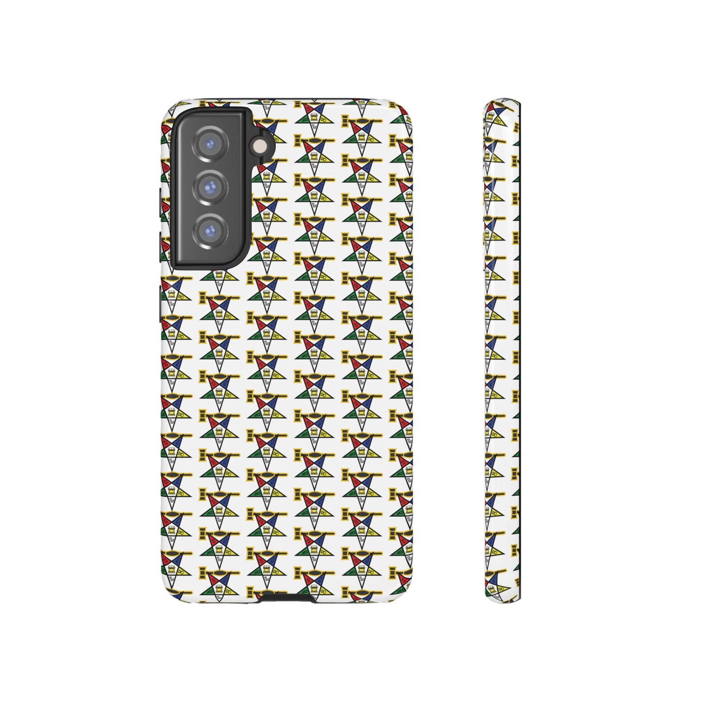 Tough Cases iPhone Case, Colorful Geometric Phone Cover, Unique Gift for Tech Lovers, Durable Phone Accessories, Trendy Phone Protector