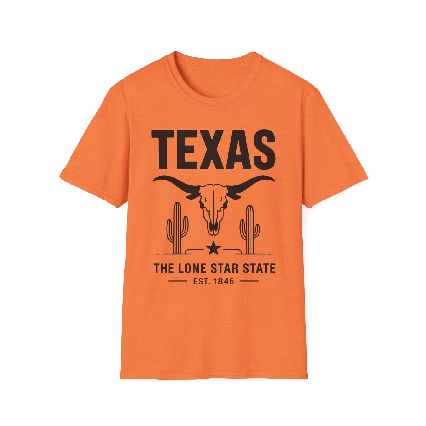 Texas Lone Star Unisex T-Shirt, Western Tee, State Pride Shirt, Gift for Texans, Casual Summer Wear