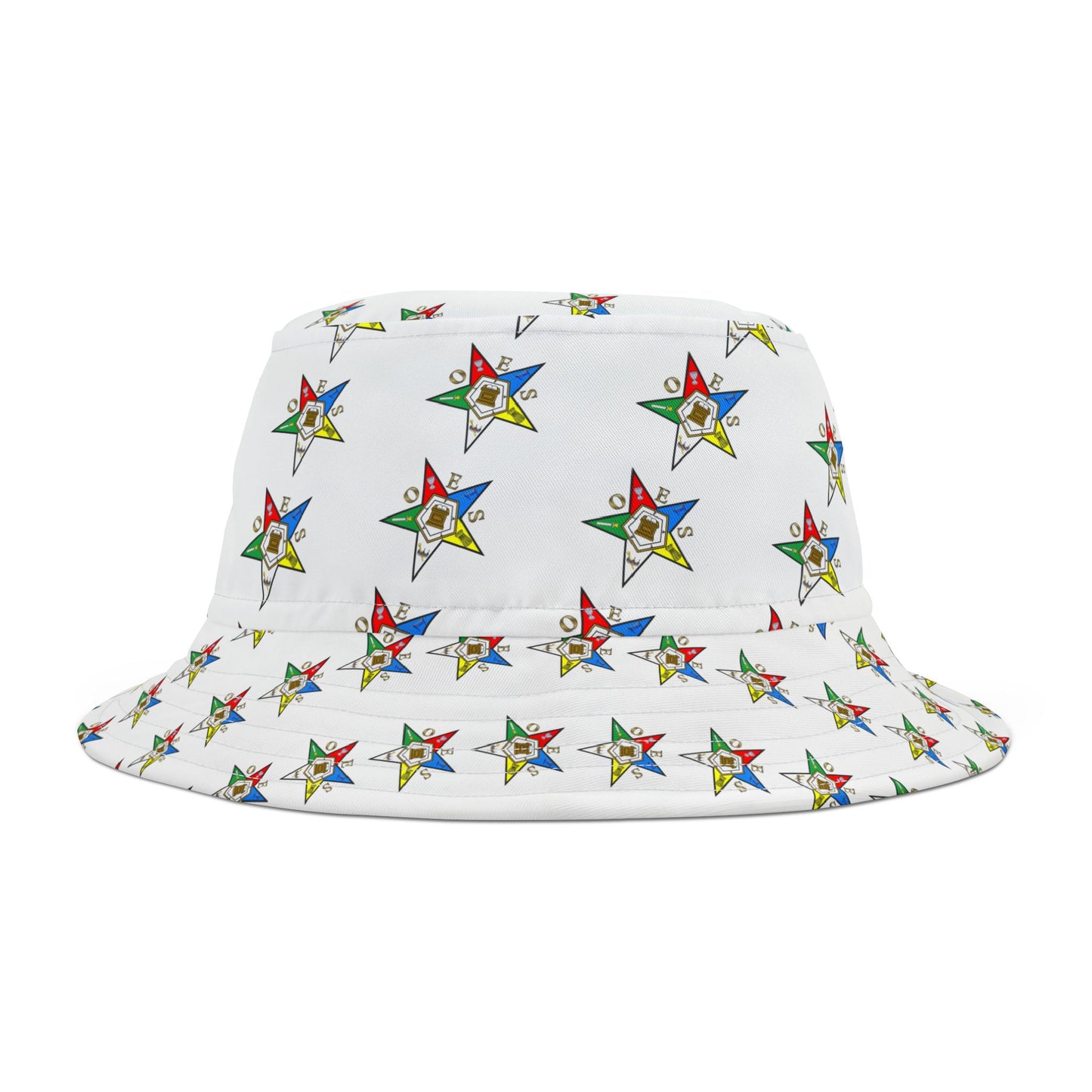 Colorful Star Pattern Bucket Hat, Summer Hat, Festival Accessory, Beach Wear, Gift for Him & Her, Fashion Headwear