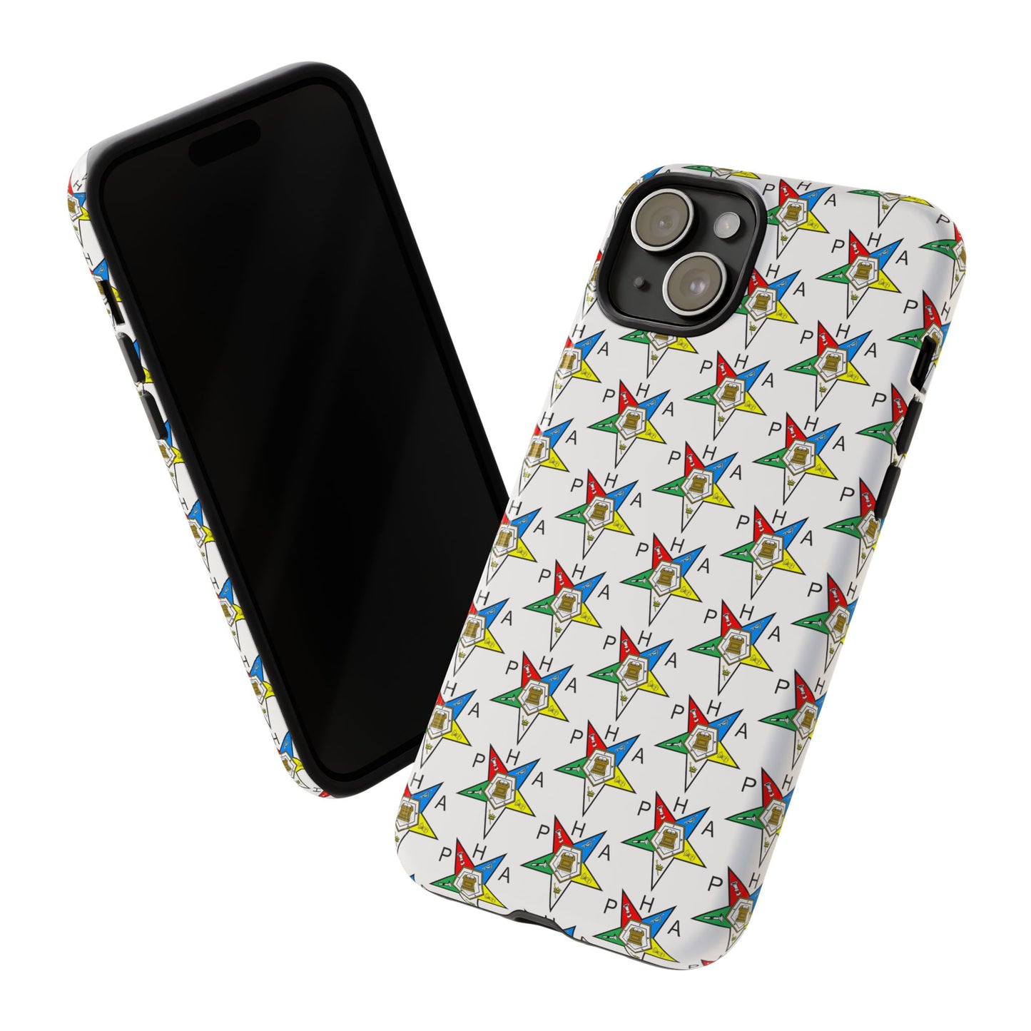 Colorful Phone Case for Tough Cases Lovers, Customizable Phone Accessories, Unique Gift, Durable Phone Cover, Fun Patterned Case
