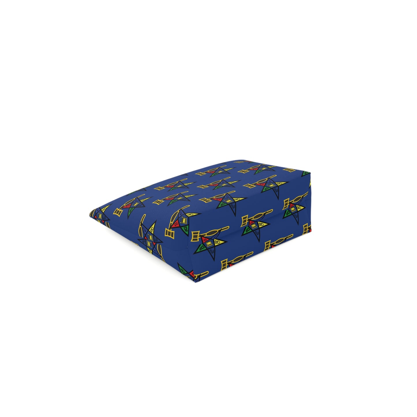 Colorful Makeup Bag with Geometric Design - Perfect Gift for Cosmetologists and Beauty Enthusiasts