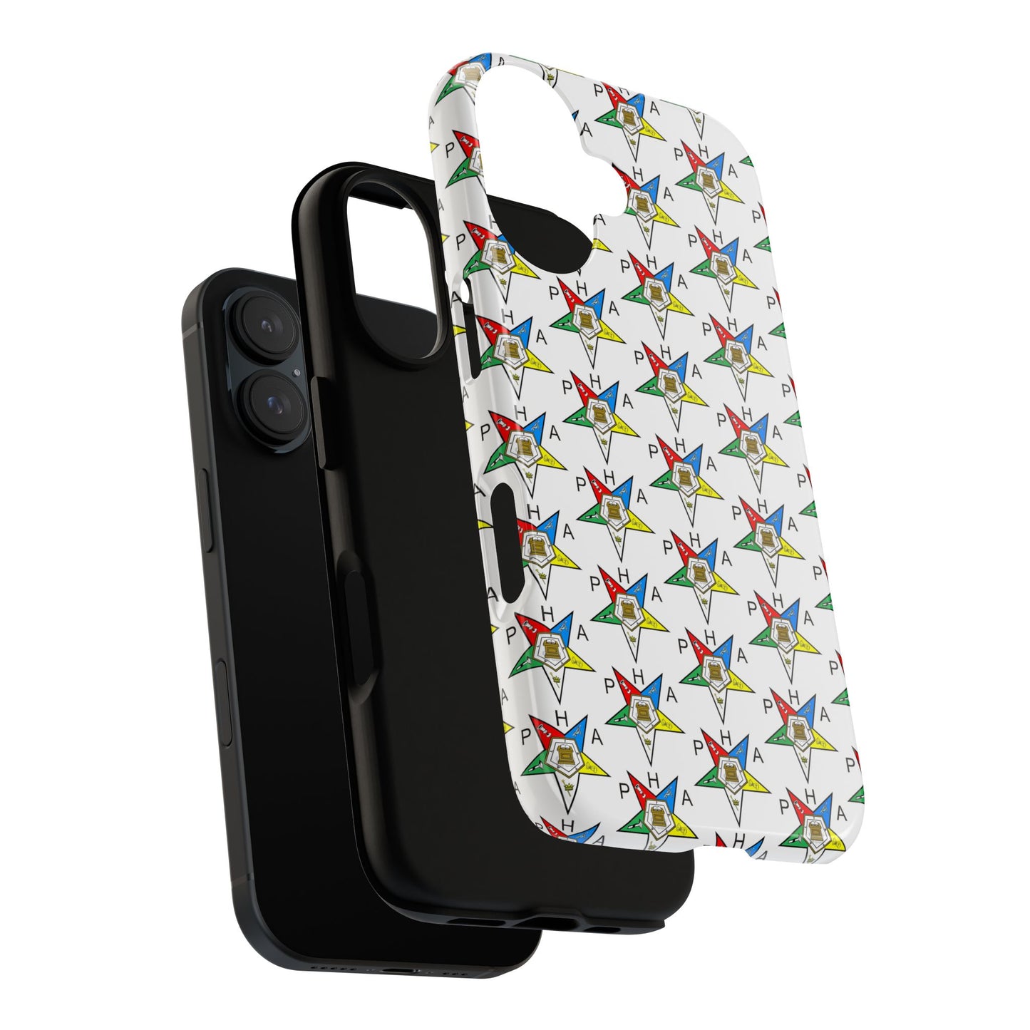 Colorful Phone Case for Tough Cases Lovers, Customizable Phone Accessories, Unique Gift, Durable Phone Cover, Fun Patterned Case