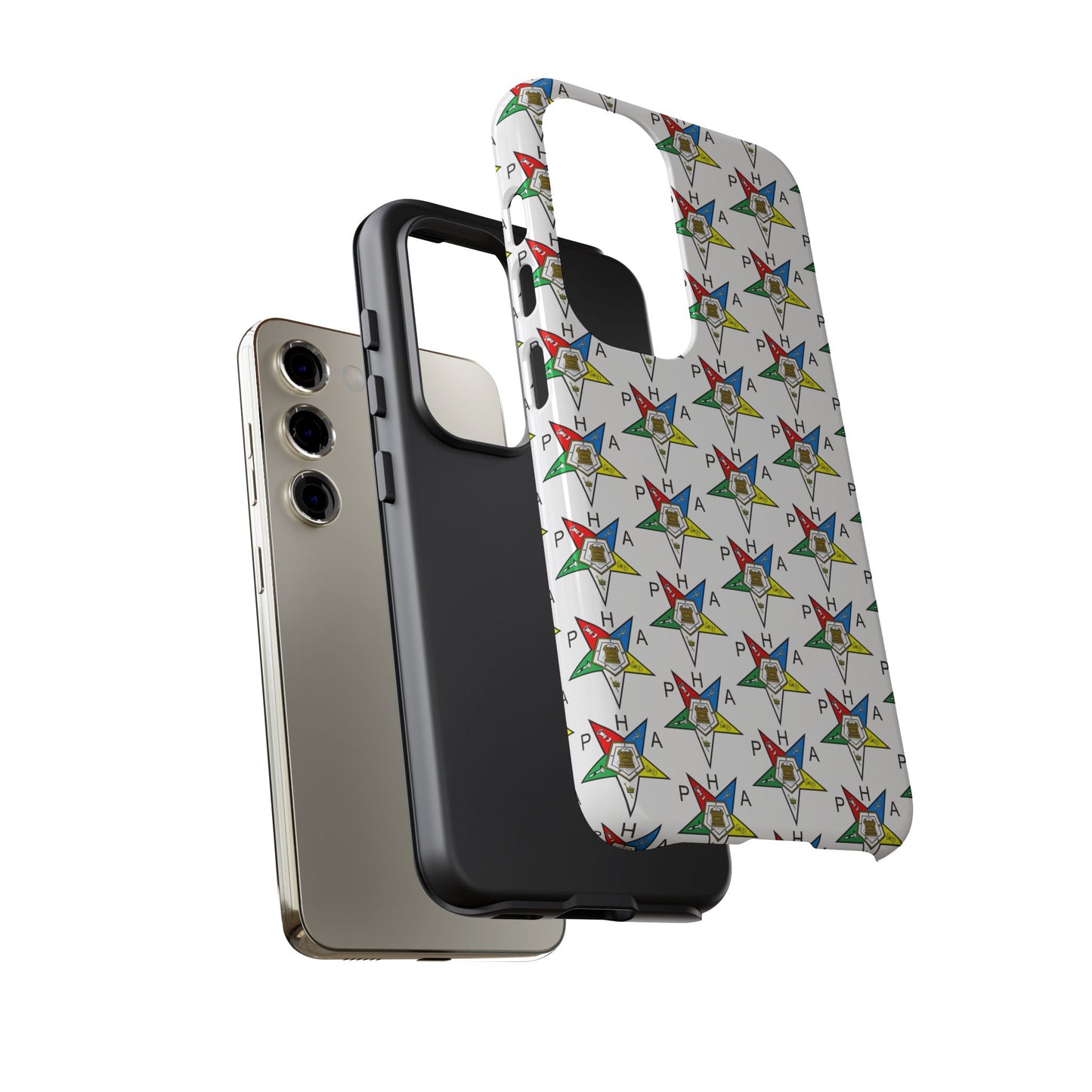 Colorful Phone Case for Tough Cases Lovers, Customizable Phone Accessories, Unique Gift, Durable Phone Cover, Fun Patterned Case
