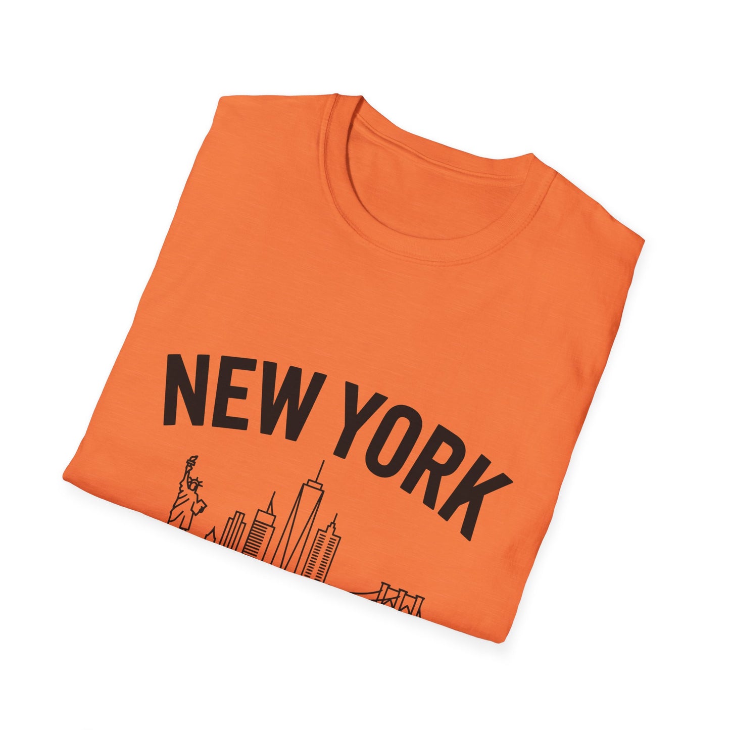New York Skyline Unisex T-Shirt, NYC Shirt, Empire State Tee, Travel Souvenir, Urban Apparel