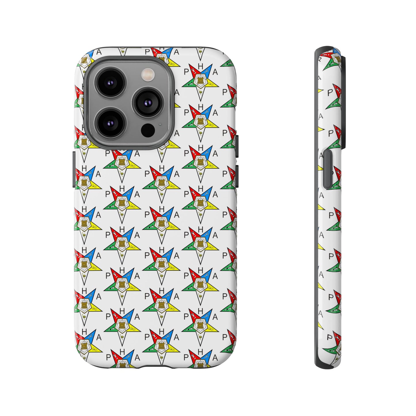 Colorful Phone Case for Tough Cases Lovers, Customizable Phone Accessories, Unique Gift, Durable Phone Cover, Fun Patterned Case
