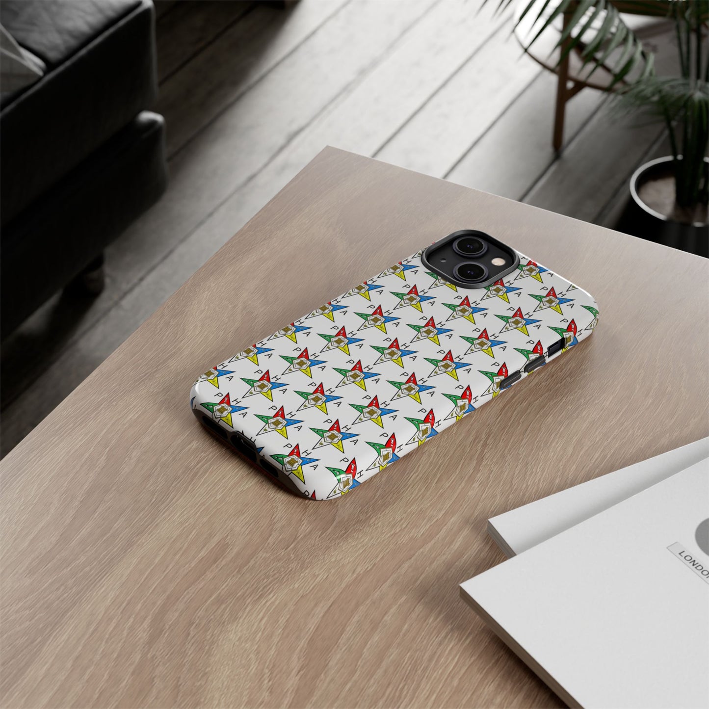 Colorful Phone Case for Tough Cases Lovers, Customizable Phone Accessories, Unique Gift, Durable Phone Cover, Fun Patterned Case
