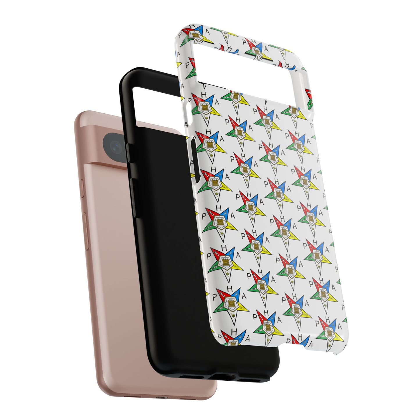 Colorful Phone Case for Tough Cases Lovers, Customizable Phone Accessories, Unique Gift, Durable Phone Cover, Fun Patterned Case