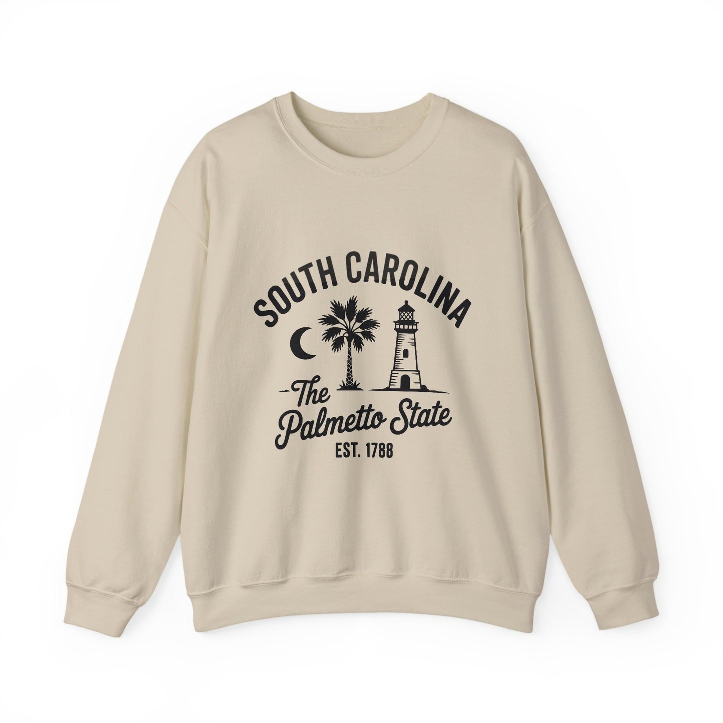 South Carolina Crewneck Sweatshirt | Cozy Unisex Sweatshirt for State Pride, Travel, Gifts, Holidays, Casual Wear