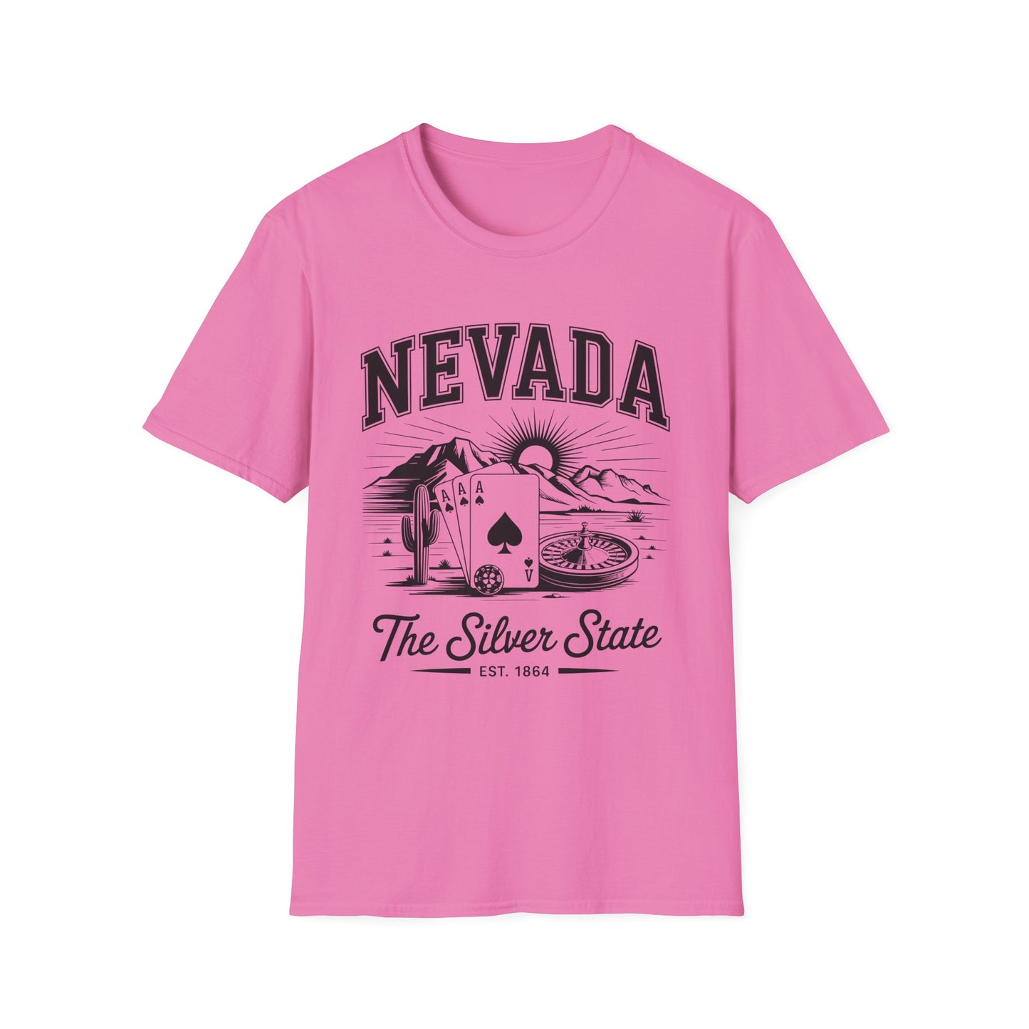 Nevada Vintage Graphic T-Shirt, Unisex Cool Tee, Casual Wear, Travel Souvenir, Gift for Nevada Lovers, Summer Style