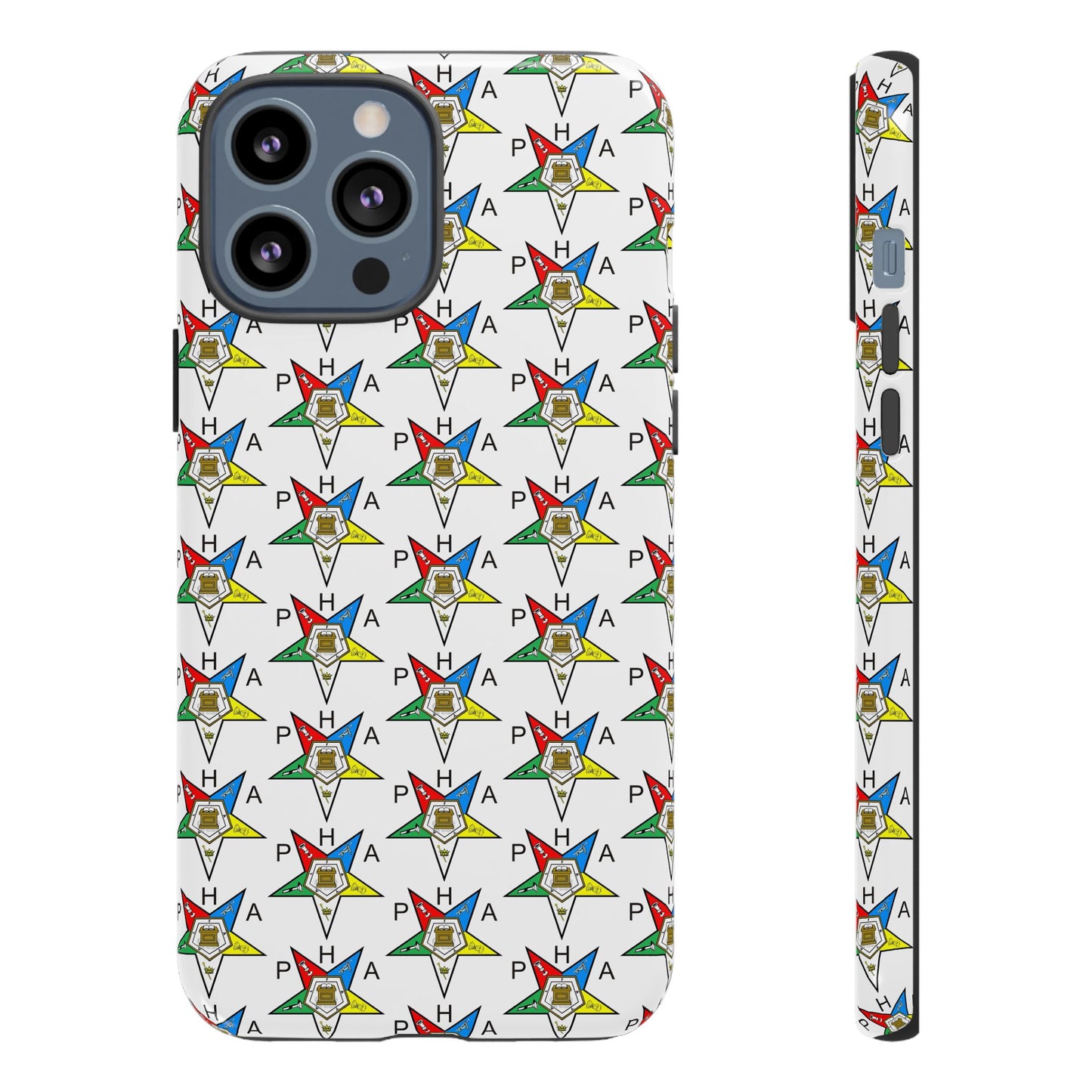 Colorful Phone Case for Tough Cases Lovers, Customizable Phone Accessories, Unique Gift, Durable Phone Cover, Fun Patterned Case