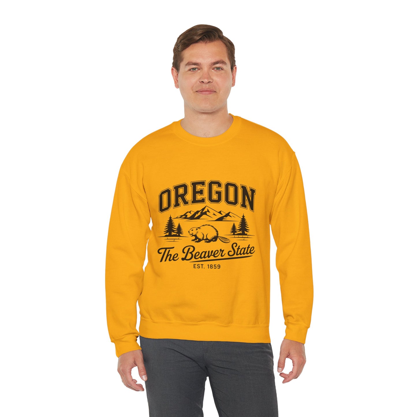 Oregon Adventure Sweatshirt - Cozy State Pride Crewneck, Great for Gifts, Travel, Fall, and Outdoor Lovers, Unisex Casual Wear