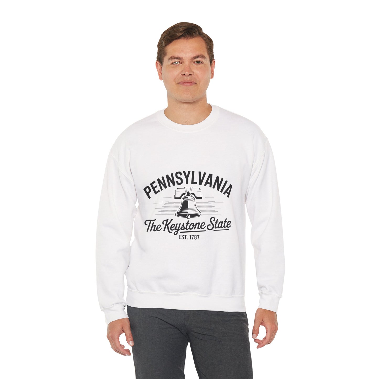 Pennsylvania Crewneck Sweatshirt, Cozy State Pride Apparel, Unisex Sweatshirt, Perfect for Gift Giving, Casual Outfit
