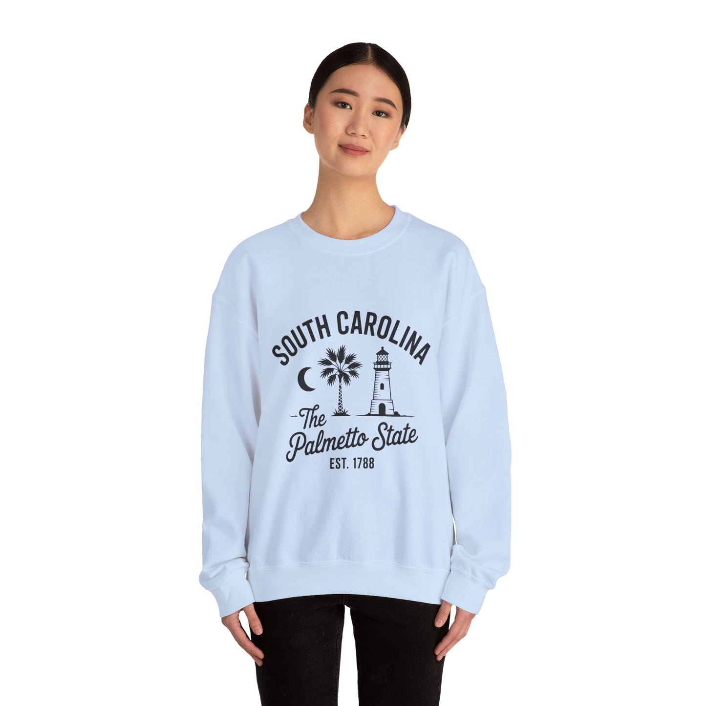 South Carolina Crewneck Sweatshirt | Cozy Unisex Sweatshirt for State Pride, Travel, Gifts, Holidays, Casual Wear