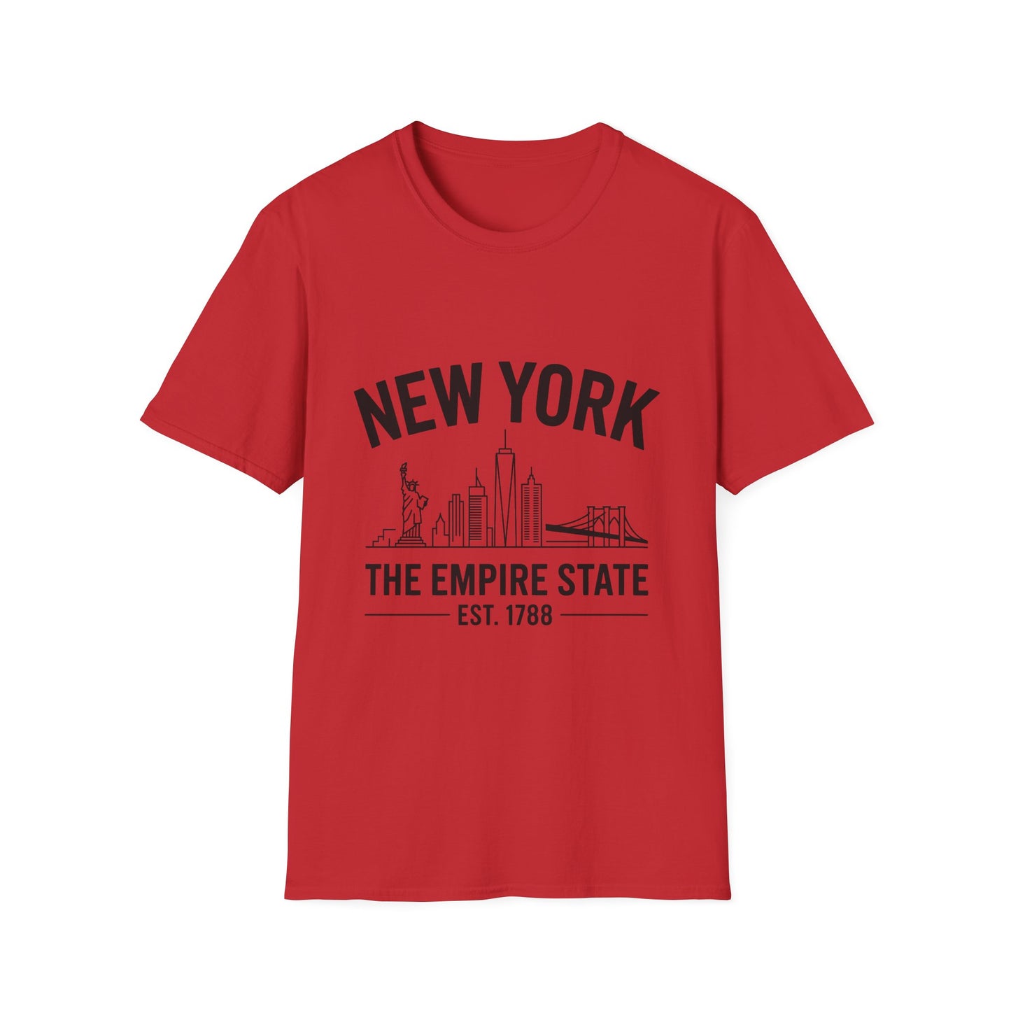 New York Skyline Unisex T-Shirt, NYC Shirt, Empire State Tee, Travel Souvenir, Urban Apparel