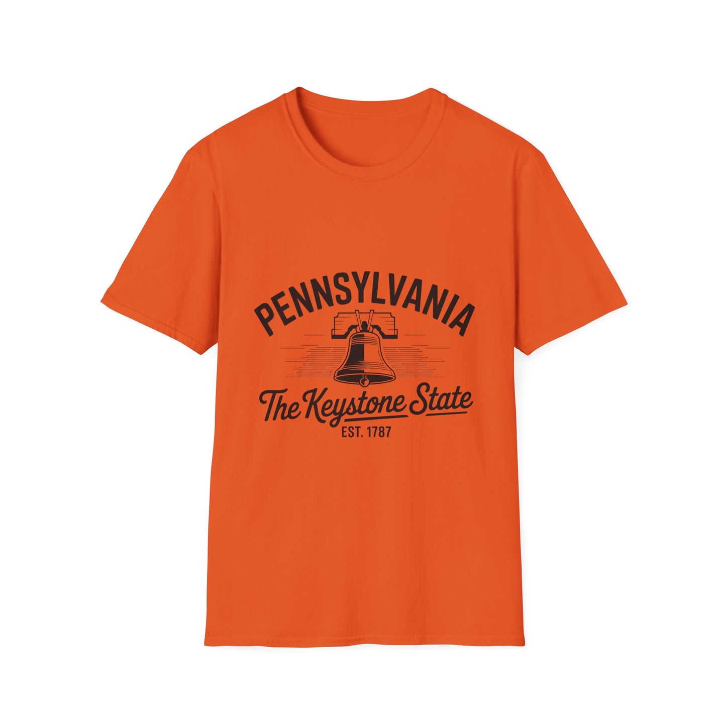 Pennsylvania Keystone State T-Shirt, Unisex Tee, Travel Souvenir, State Pride, Gift for Pennsylvanians, Casual Wear, Summer Fashion