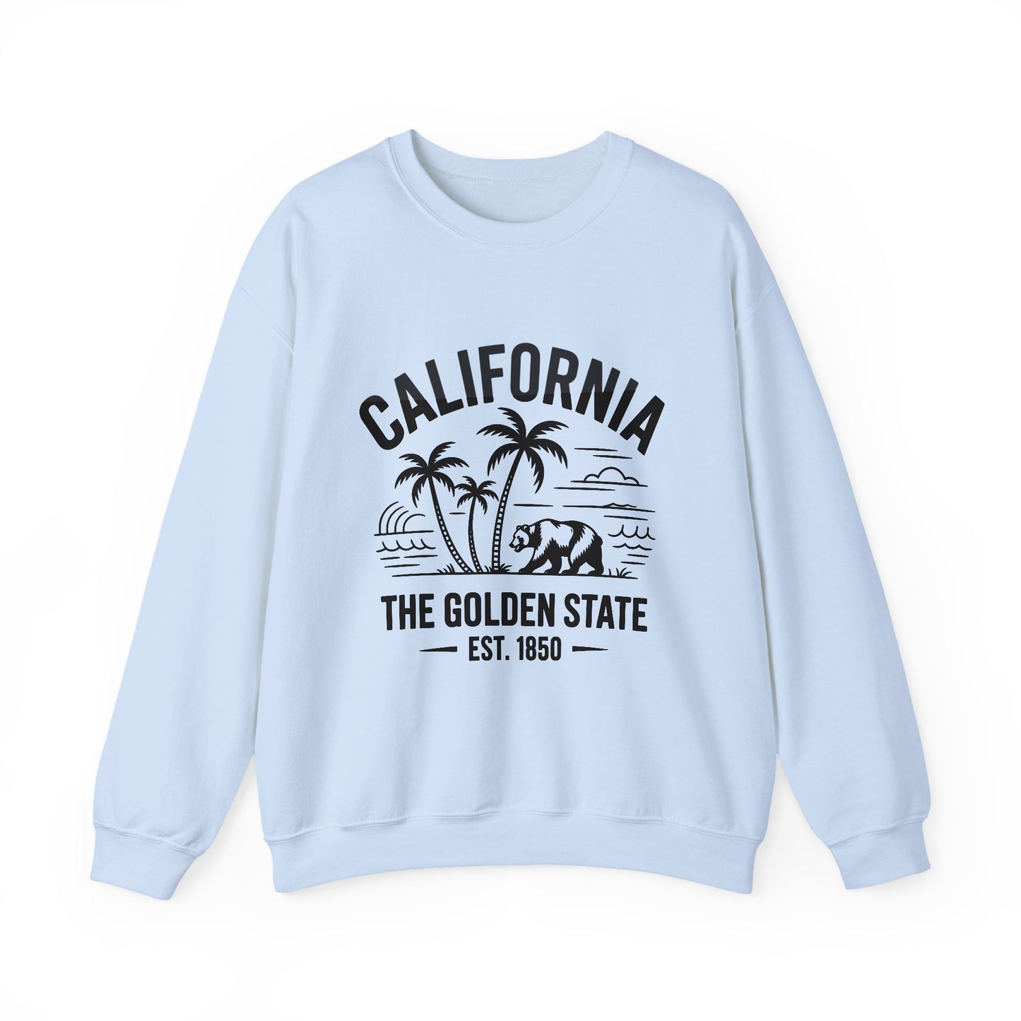 California Crewneck Sweatshirt, Cozy California Sweatshirt, Unisex Crewneck, Retro Gift, Casual Wear, Gift for Travel Lovers