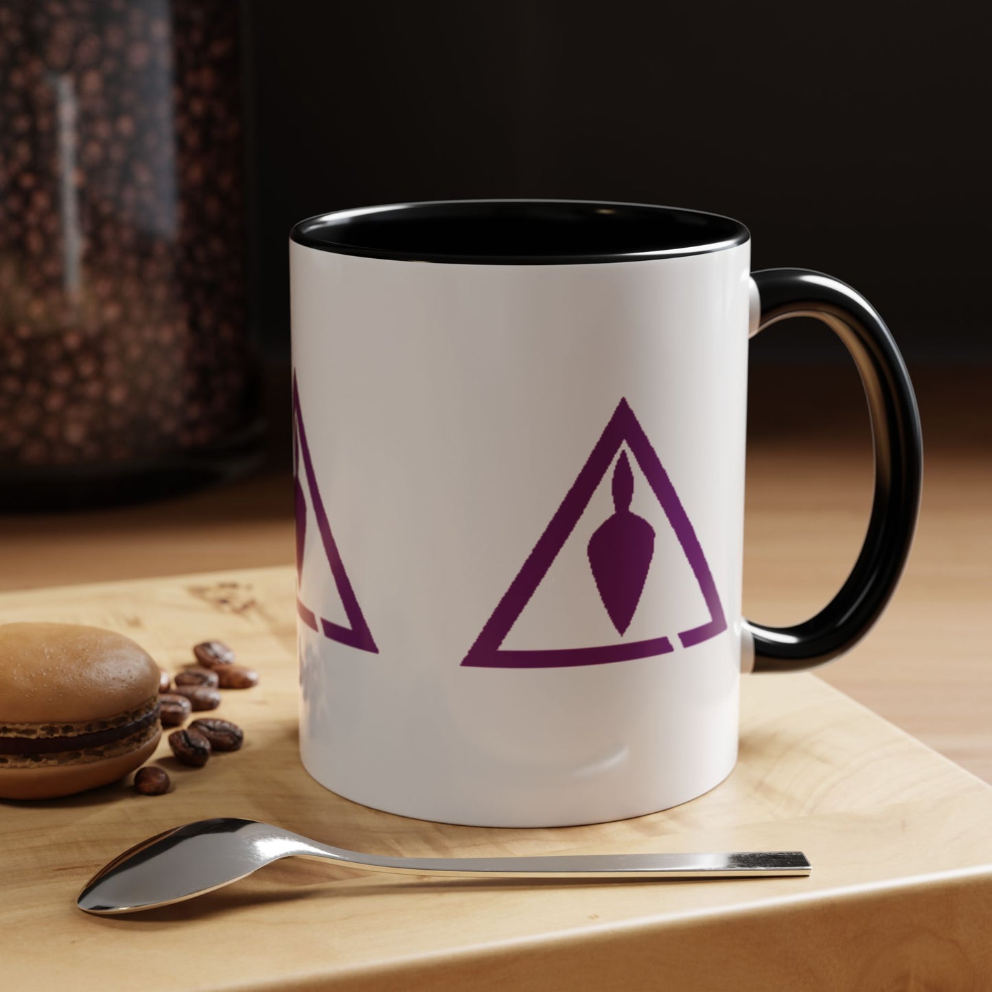 Artistic Accent Coffee Mug - Perfect for Artists, Studio Decor, Gift for Creatives, Coffee Lover's Mug, Artistic Homeware