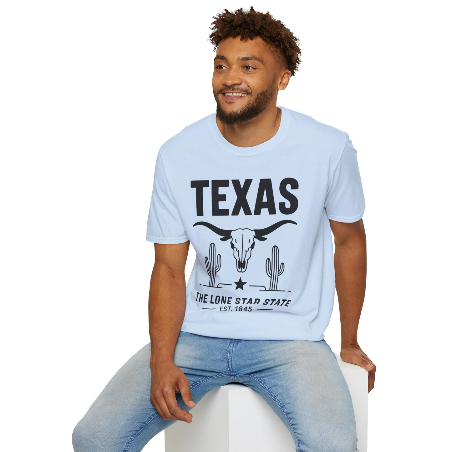 Texas Lone Star Unisex T-Shirt, Western Tee, State Pride Shirt, Gift for Texans, Casual Summer Wear