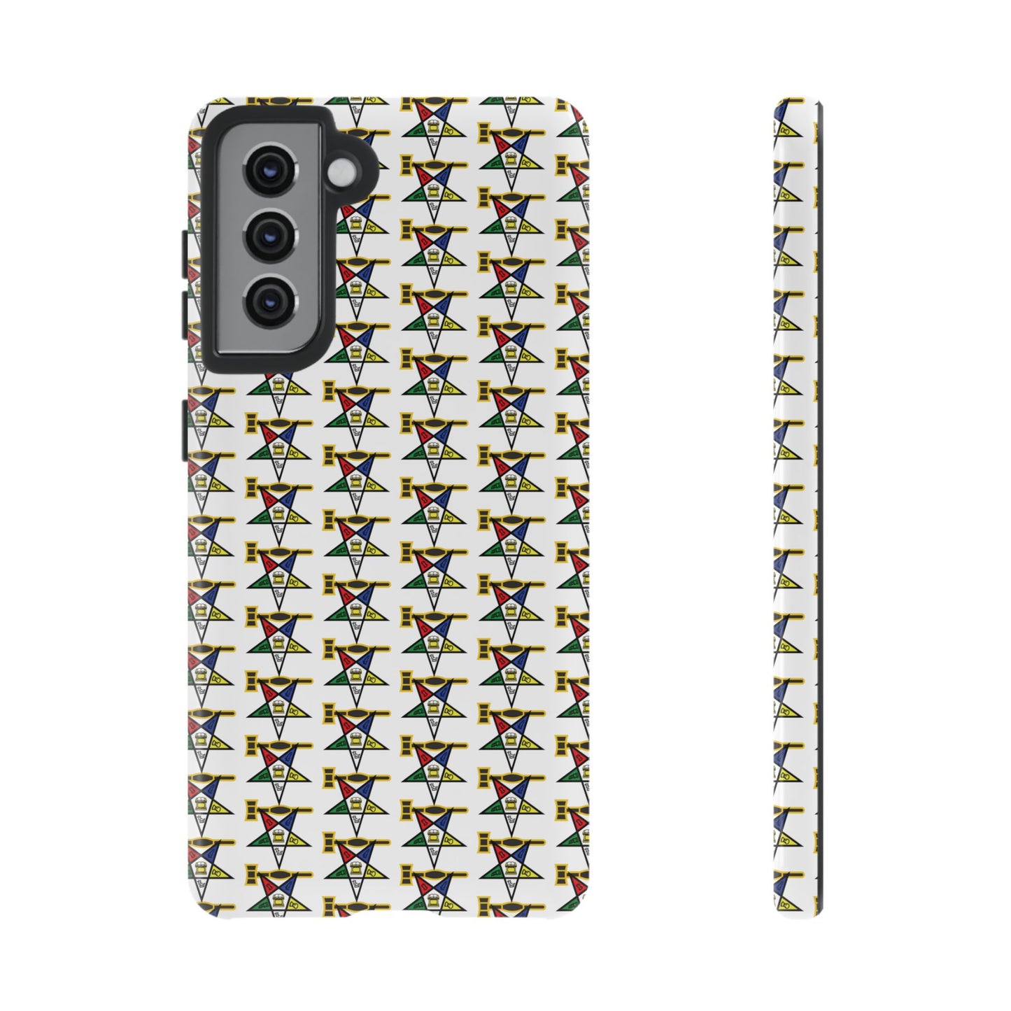 Tough Cases iPhone Case, Colorful Geometric Phone Cover, Unique Gift for Tech Lovers, Durable Phone Accessories, Trendy Phone Protector