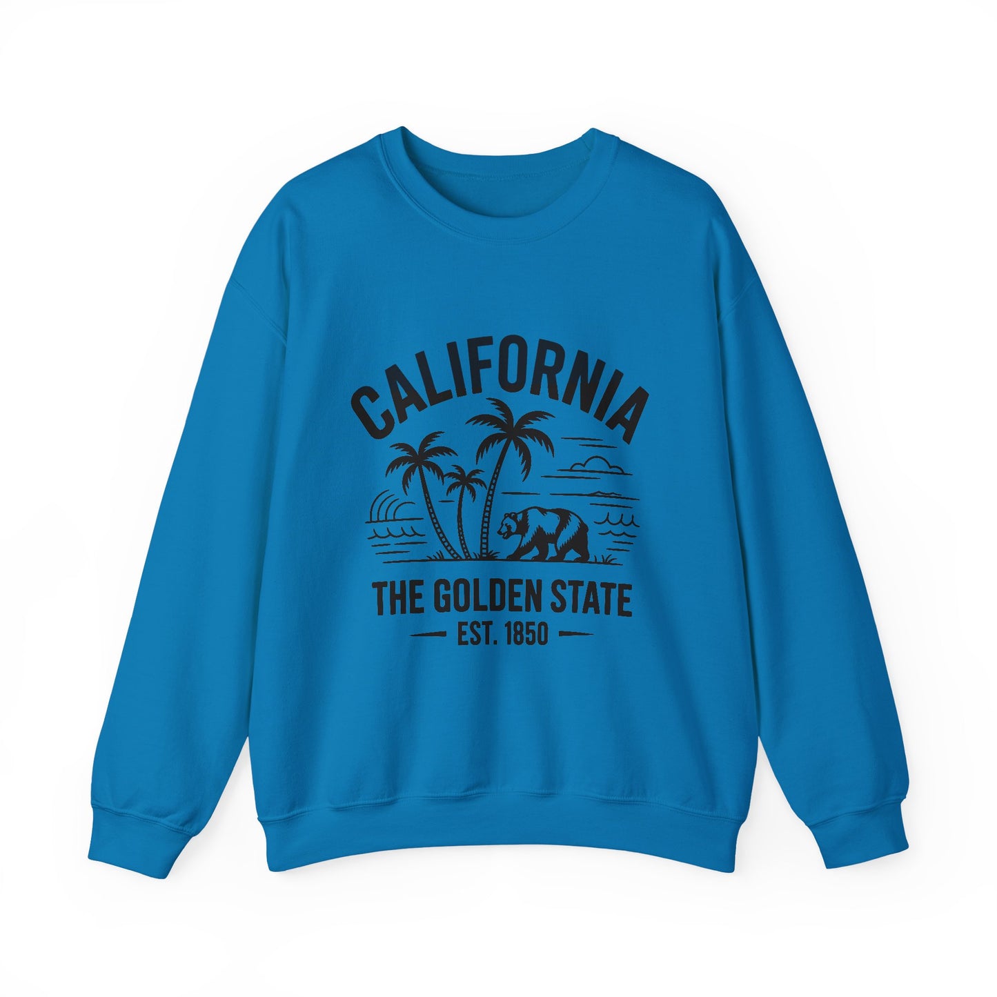 California Crewneck Sweatshirt, Cozy California Sweatshirt, Unisex Crewneck, Retro Gift, Casual Wear, Gift for Travel Lovers