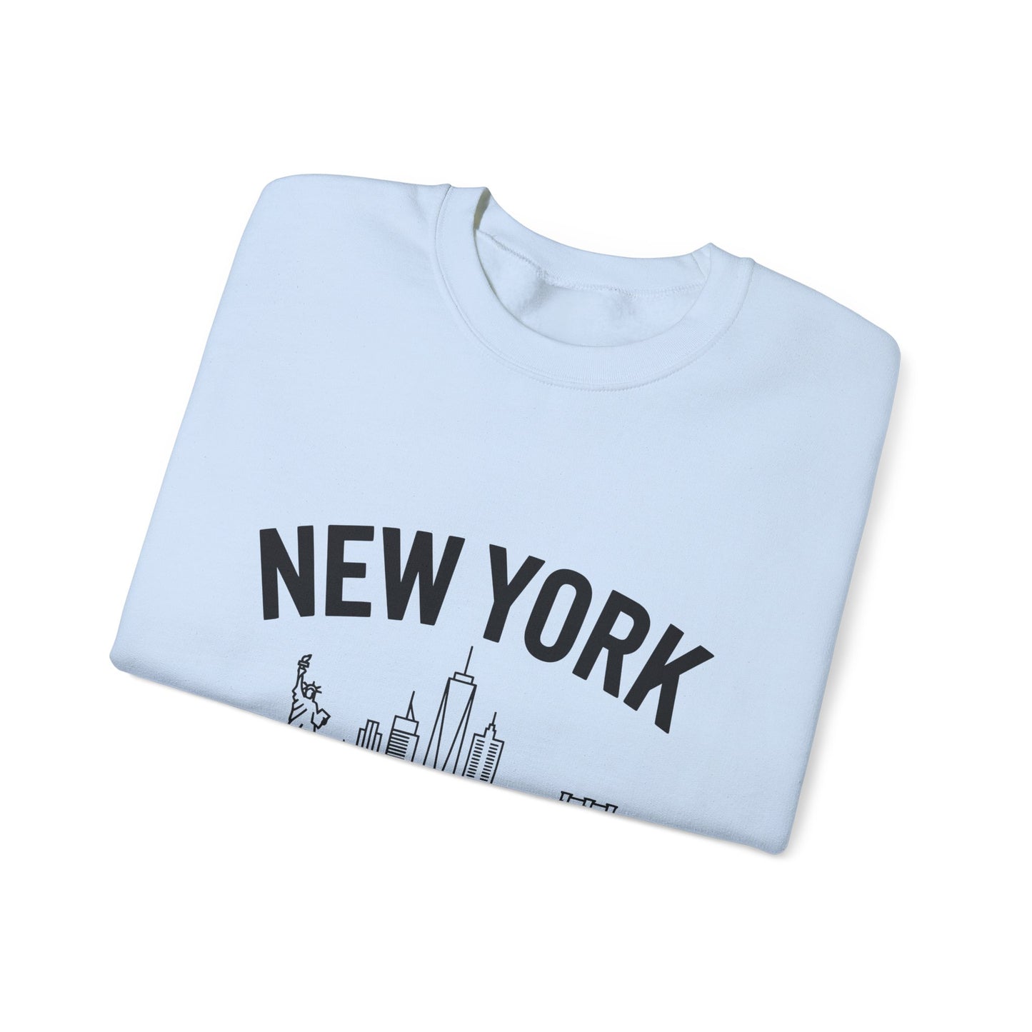 New York Skyline Crewneck Sweatshirt, Cozy NYC Apparel, Unisex Sweatshirt, Travel Souvenir, Urban Fashion, Gift for New Yorkers