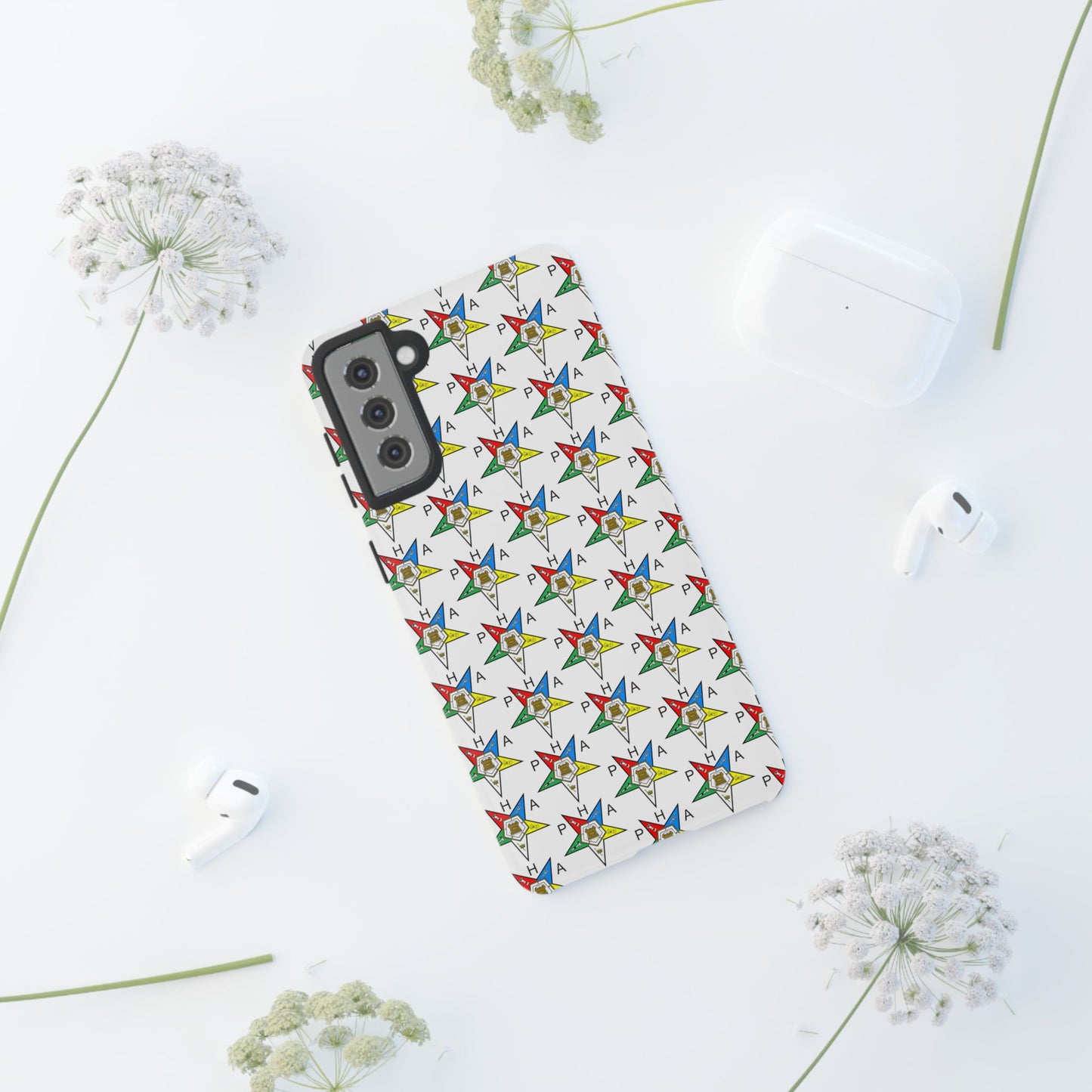 Colorful Phone Case for Tough Cases Lovers, Customizable Phone Accessories, Unique Gift, Durable Phone Cover, Fun Patterned Case