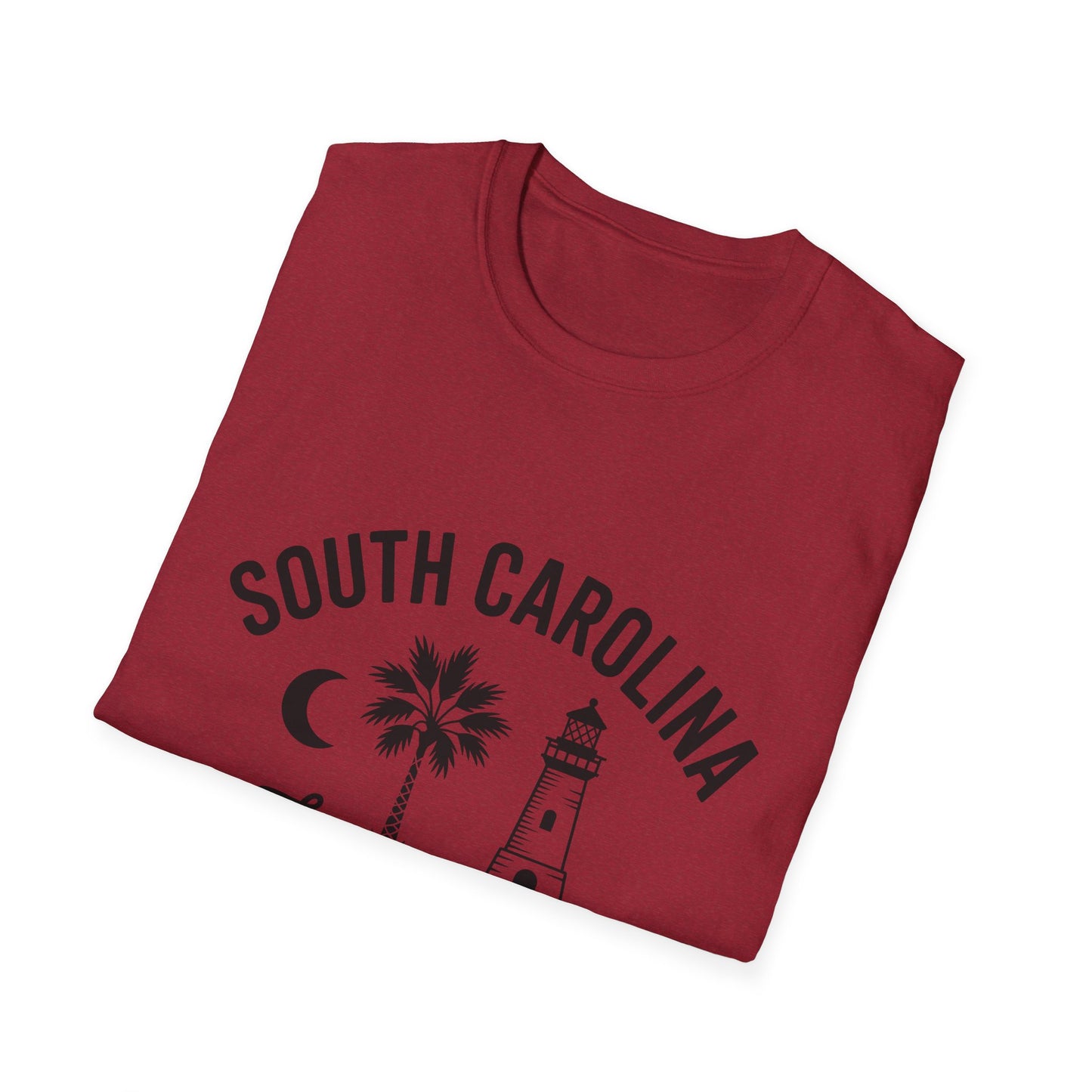 South Carolina Palmetto State T-Shirt, Cool State Pride Tee, Unisex Graphic Shirt, Vacation Souvenir Top, Gifts for Travelers
