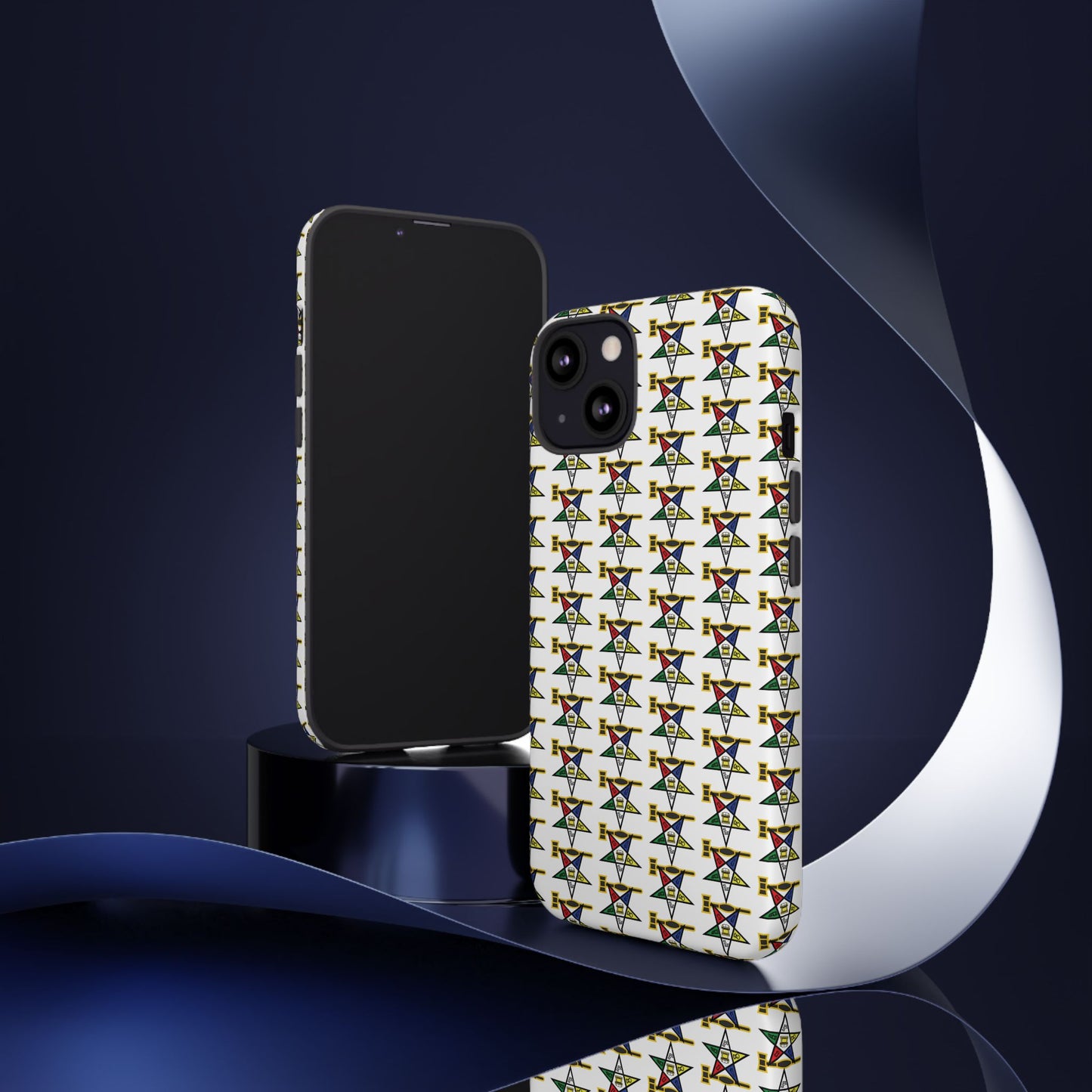 Tough Cases iPhone Case, Colorful Geometric Phone Cover, Unique Gift for Tech Lovers, Durable Phone Accessories, Trendy Phone Protector