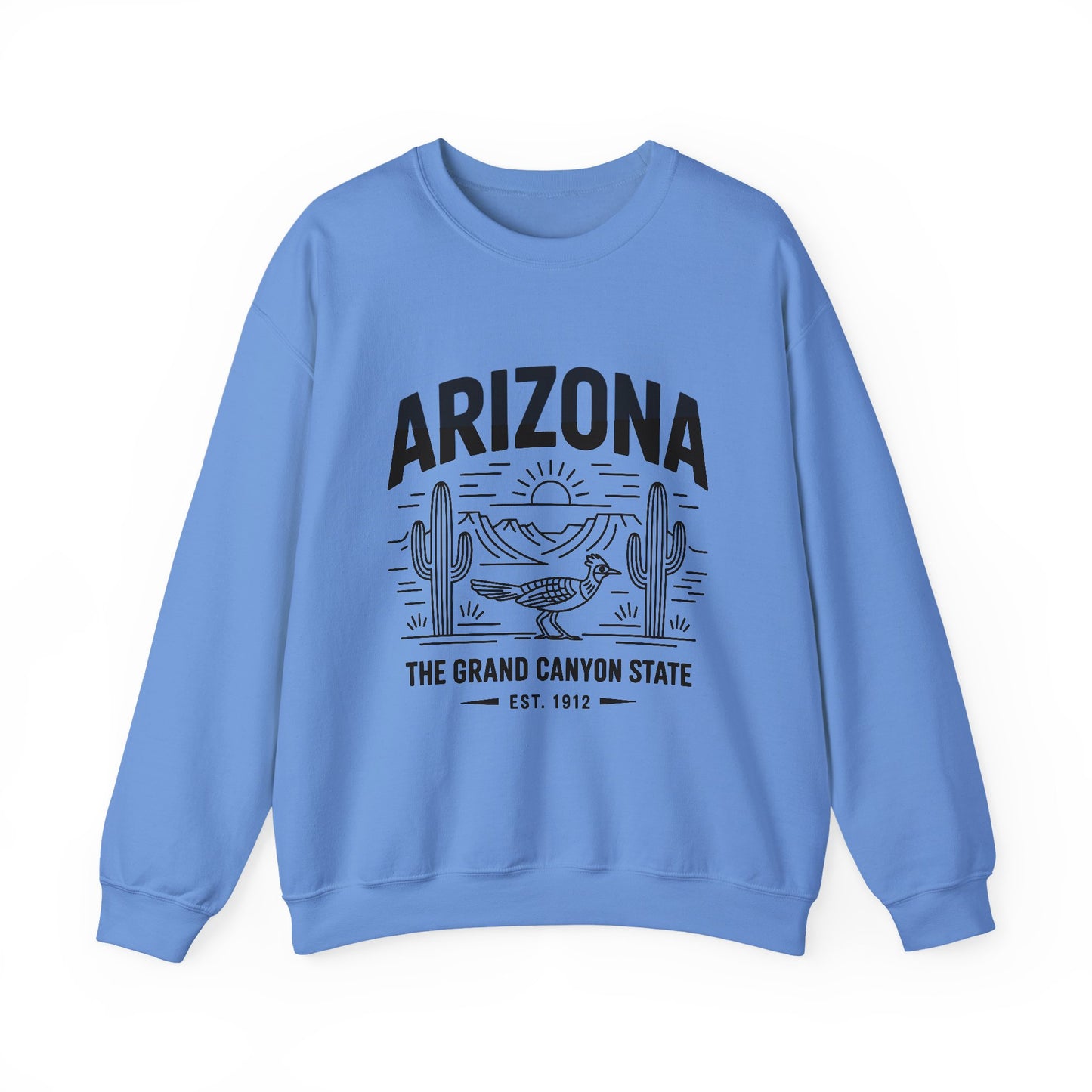 Arizona Crewneck Sweatshirt | Vintage State Apparel, Gift for Travelers, Southwest Style, Unisex Fashion, Cozy Outfit