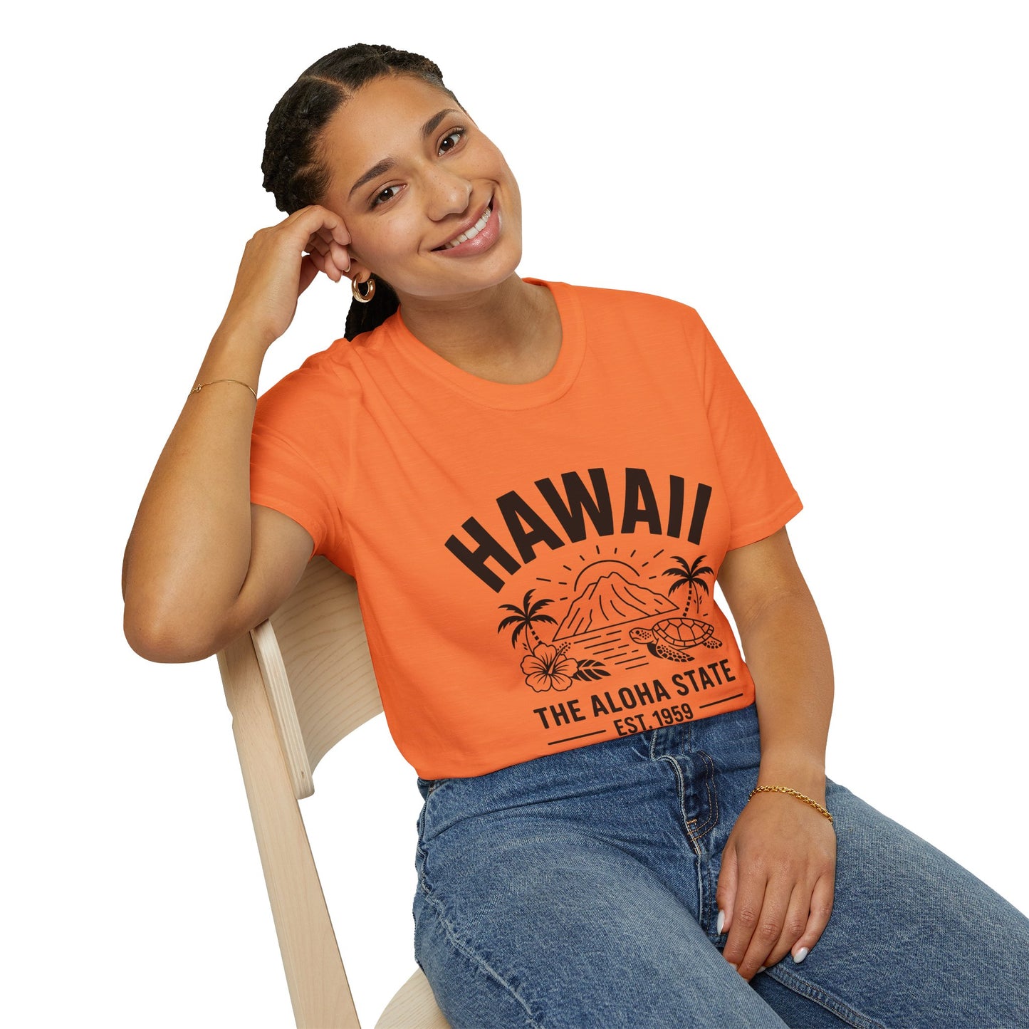 Hawaii Themed Unisex T-Shirt, Casual Summer Tee, Travel Souvenir, Beachwear, Gift for Aloha Lovers