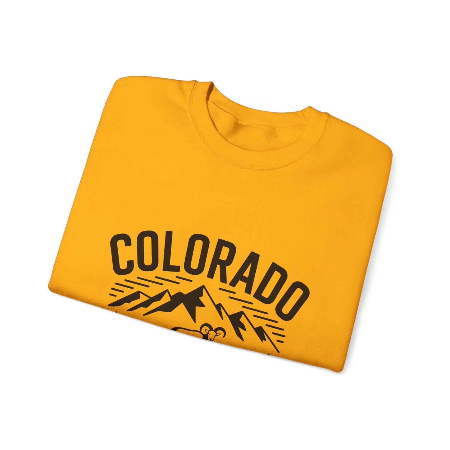 Colorado Adventure Crewneck Sweatshirt - Cozy State Pride Apparel for Outdoor Lovers, Gifts for Tourists & Nature Enthusiasts